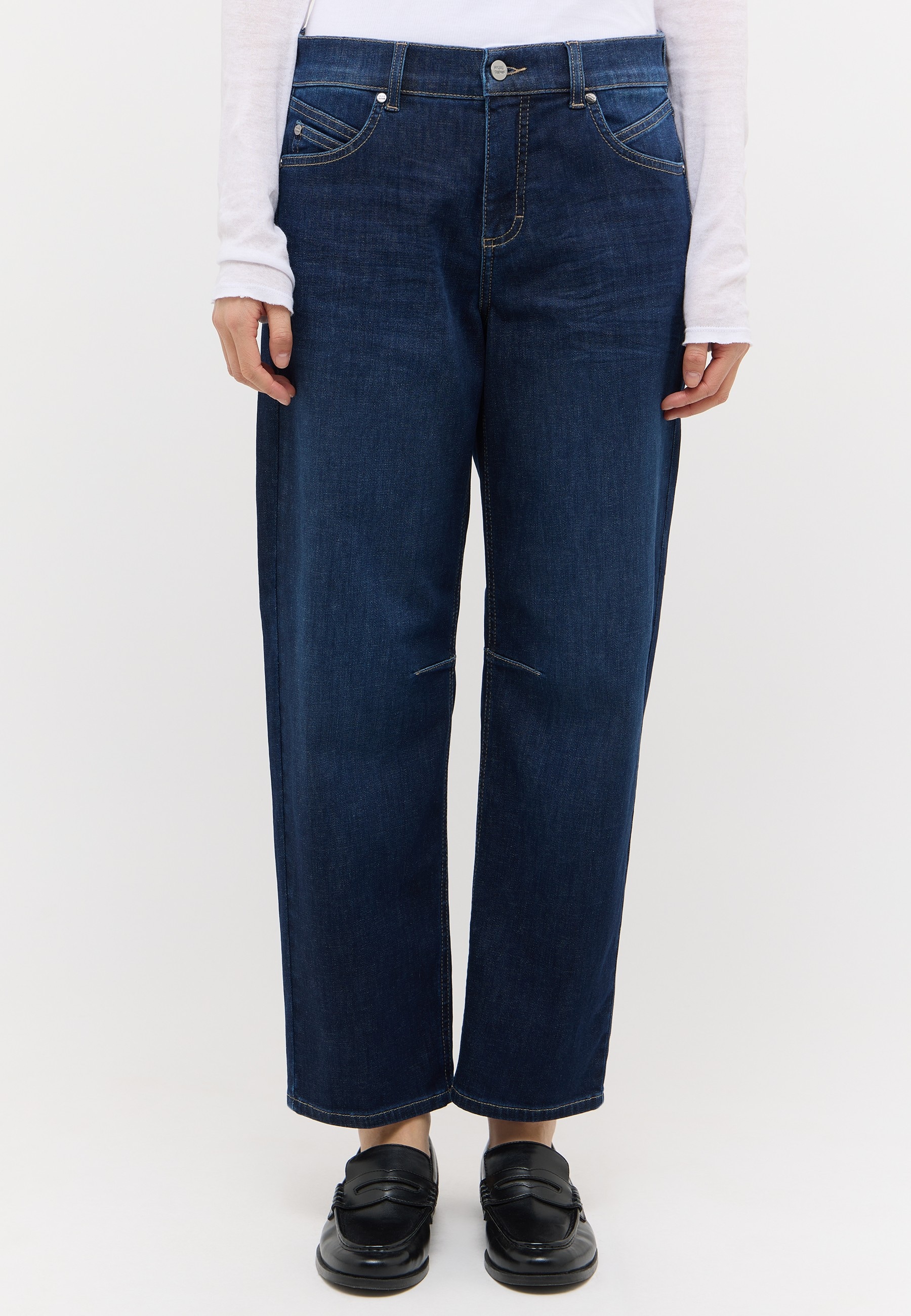 ANGELS 7/8-Jeans "EVY" 7/8-lange Schnittform, lockere Passform, aus Baumwollmischung