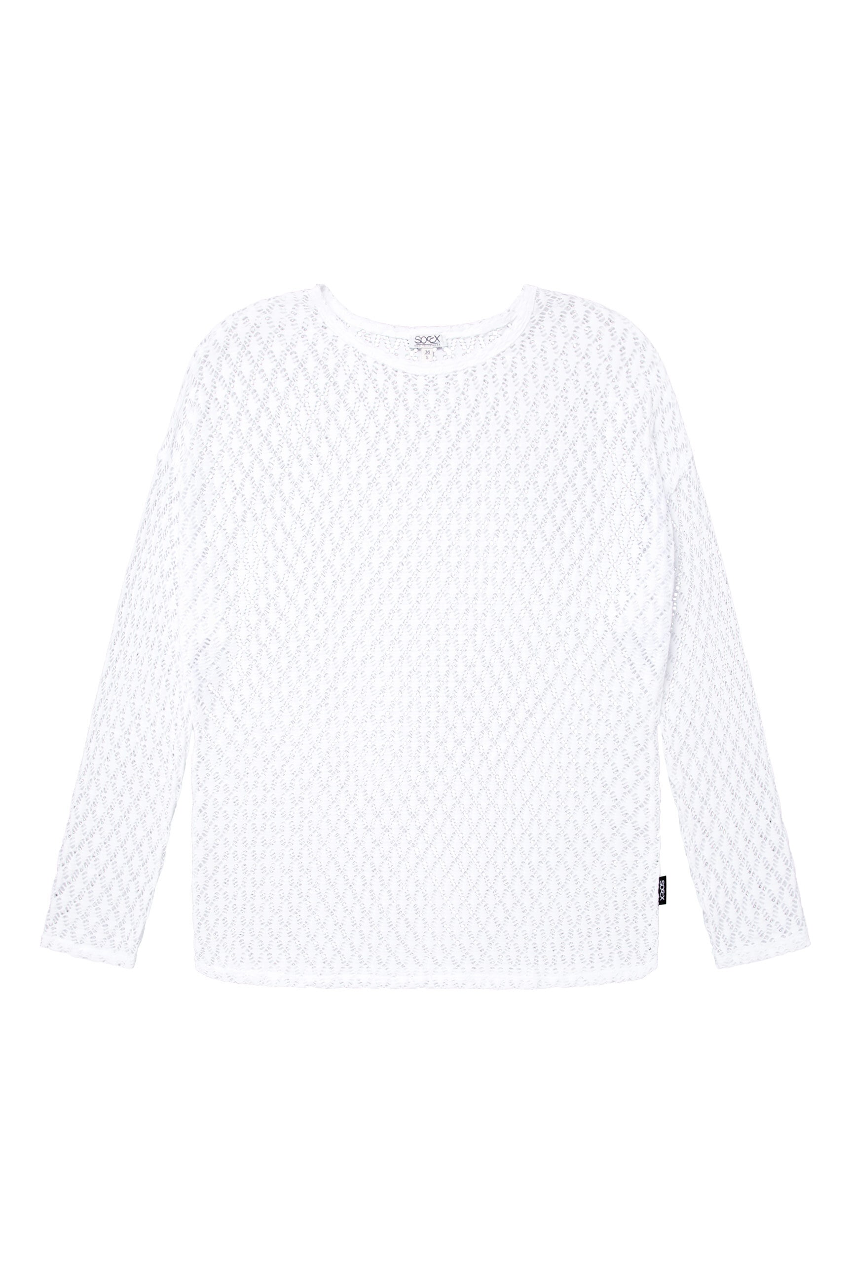SOCCX Langarmshirt, mit Lochmuster