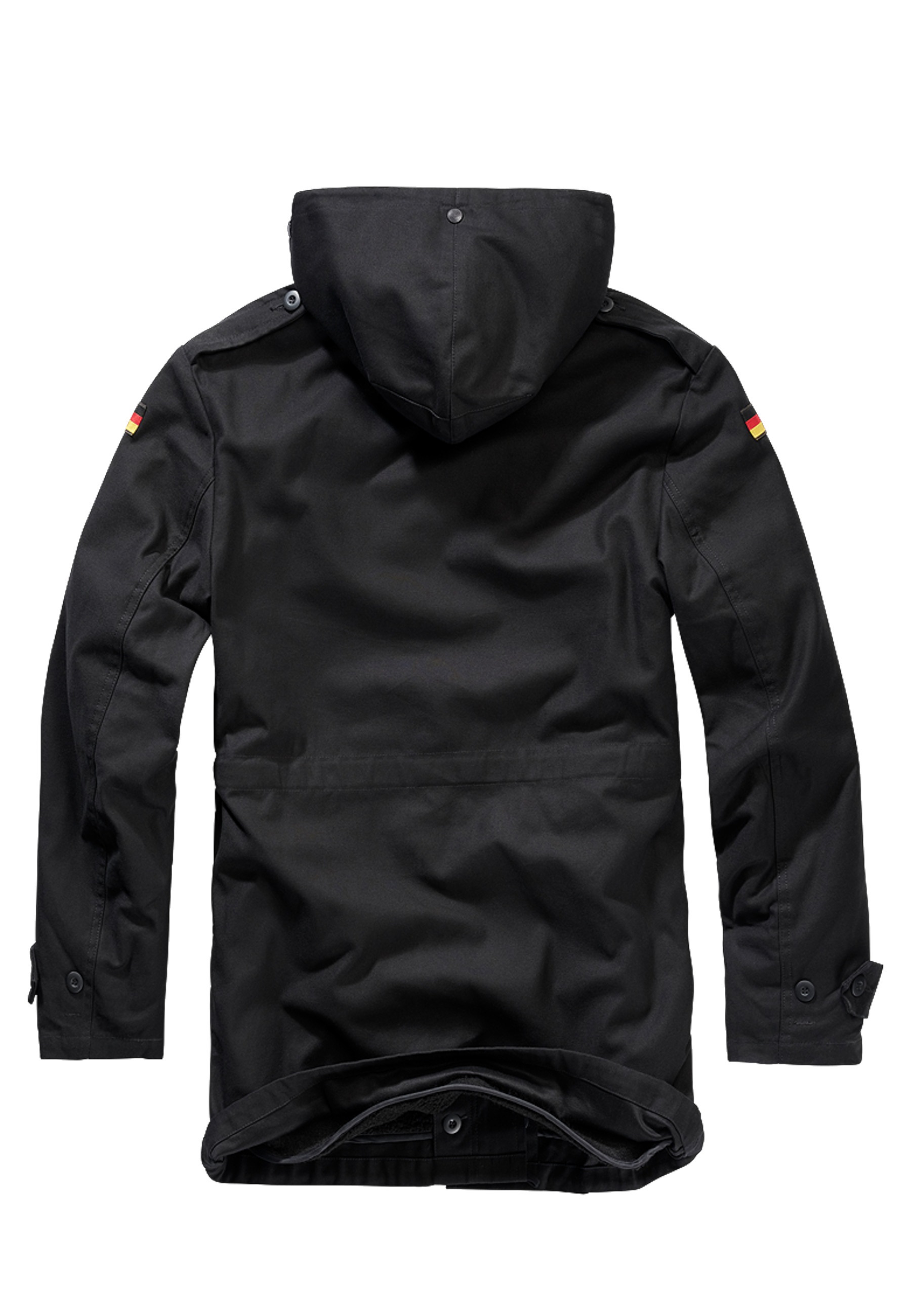 Brandit Allwetterjacke »Brandit Herren BW Flag Parka« 1 Stk. tlg. mit Kapuze