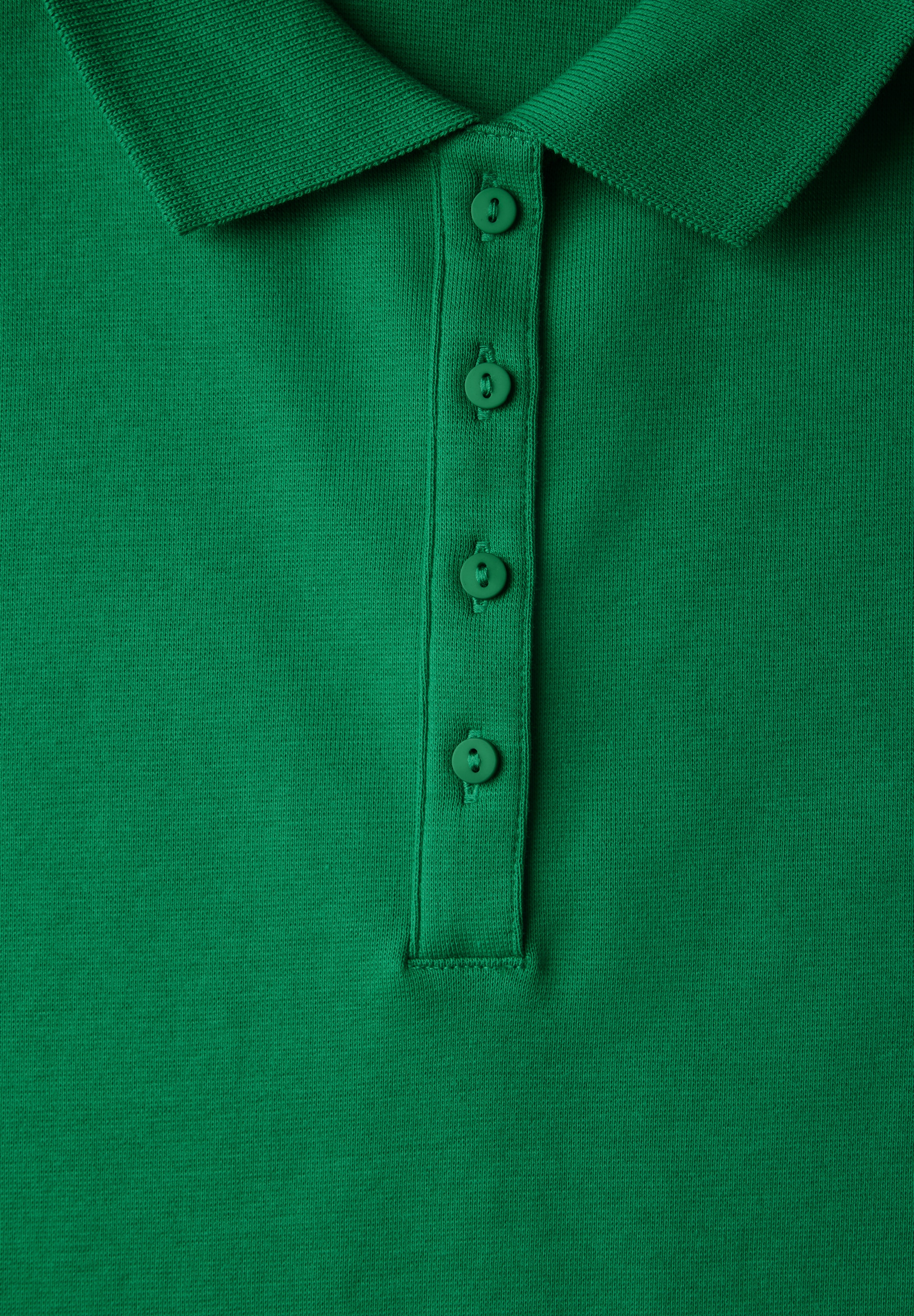STREET ONE Poloshirt, aus Baumwolle mit Stretchante