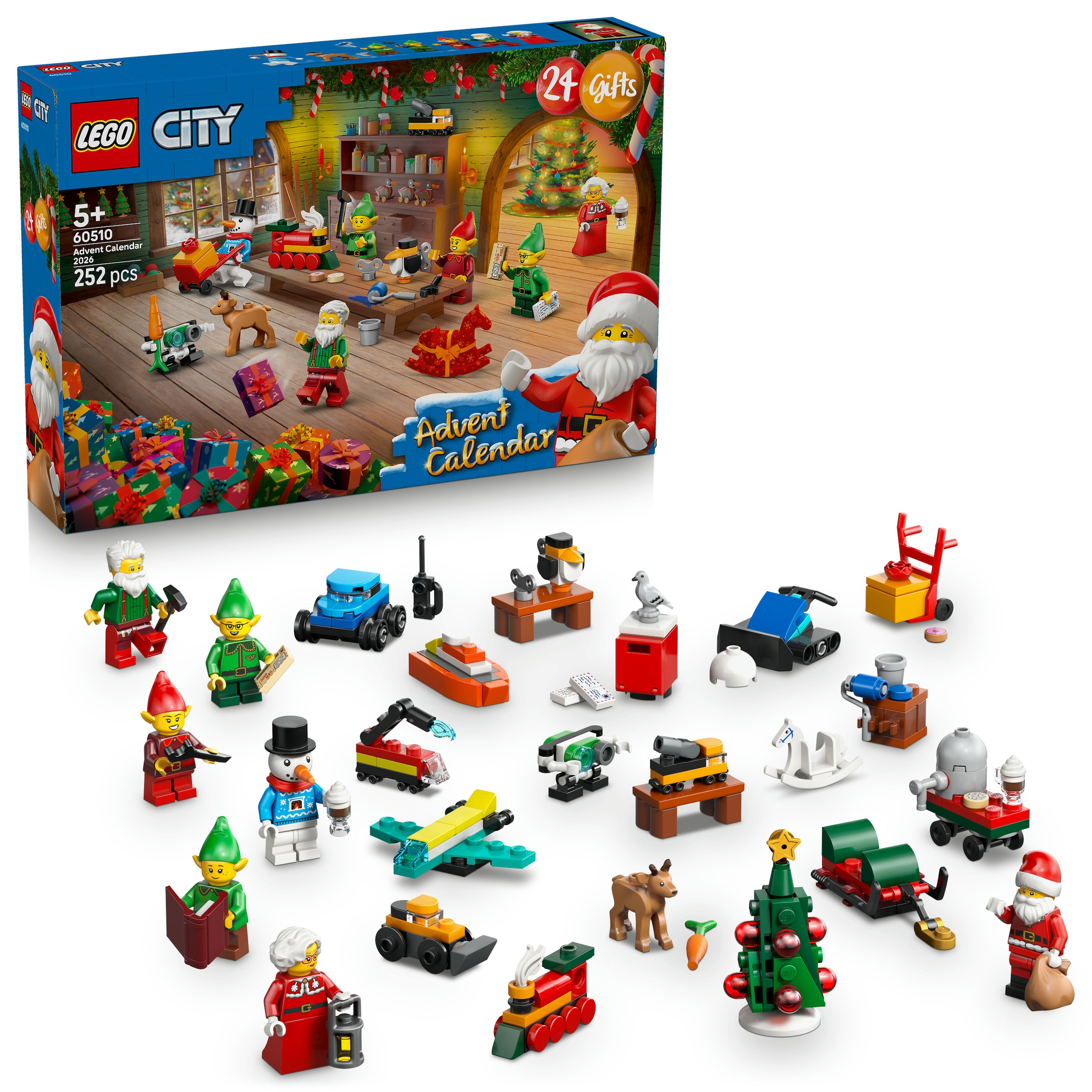 LEGO® Spielzeug-Adventskalender »Adventskalender 2026 (60510), LEGO City« ab 5 Jahren Made in Europe