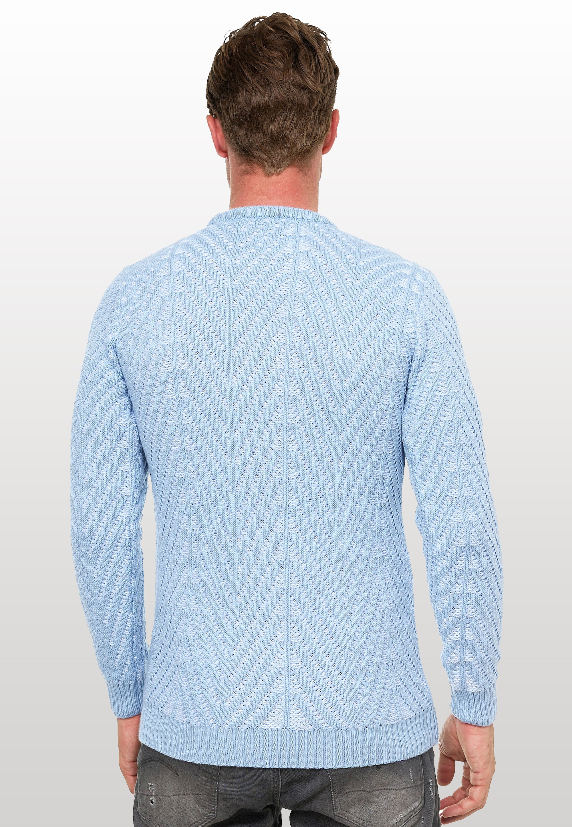 Rusty Neal Strickpullover, mit angesagtem Design