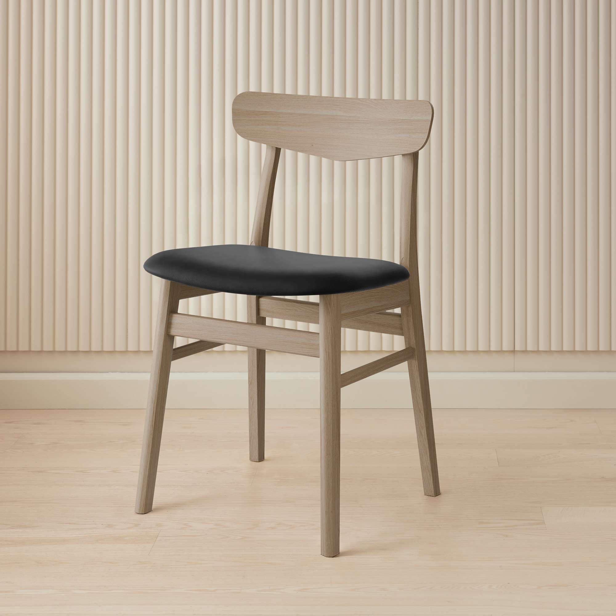Hammel Furniture "Mosbøl, Stuhl, Massivholz mit gepolstertem Sitz – robust & komfortabel" () Massivholz, gepolsterte Sitzfläche, versch. Farbvarianten