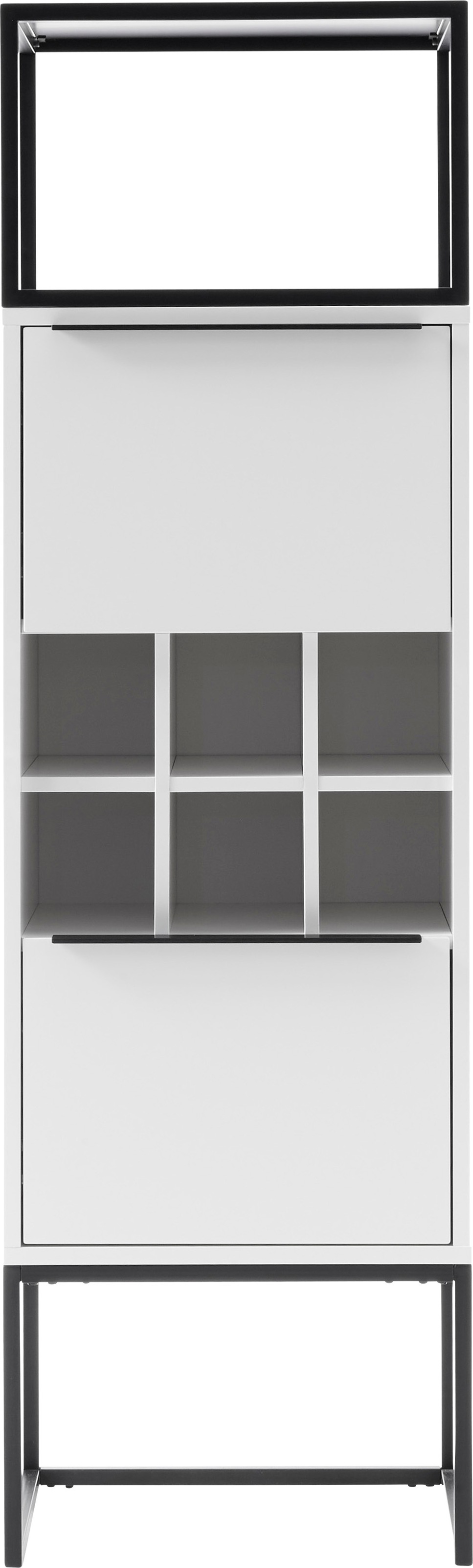 HBZ Highboard "Lille" 1 Stk. tlg. mit LED-Beleuchtung, Wohnzimmerschrank in günstig online kaufen