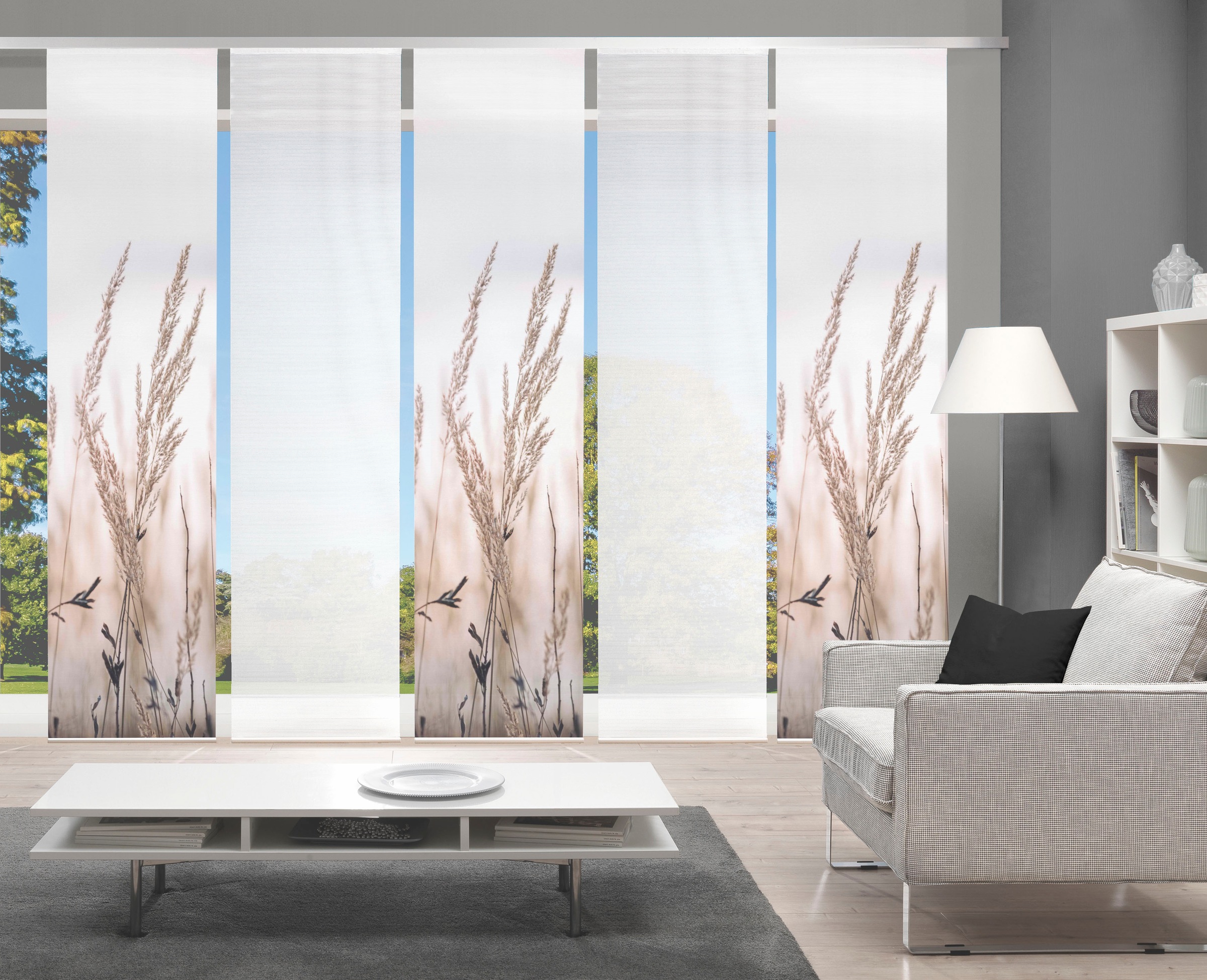 Vision S Schiebegardine "RELVA" Paneelwagen 1 Stk. tlg. DIGITALDRUCK günstig online kaufen