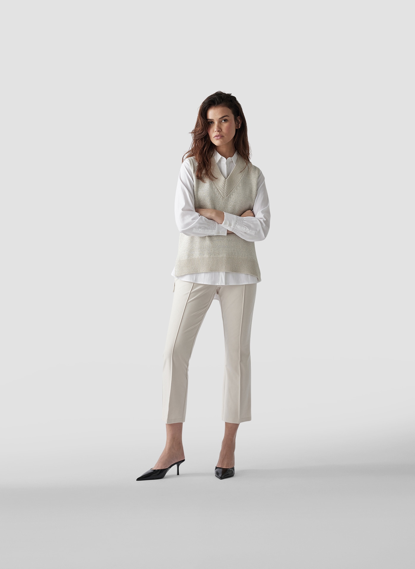LeComte Klassische Bluse »LeComte Klassische Bluse mit Raffung am Langarm«