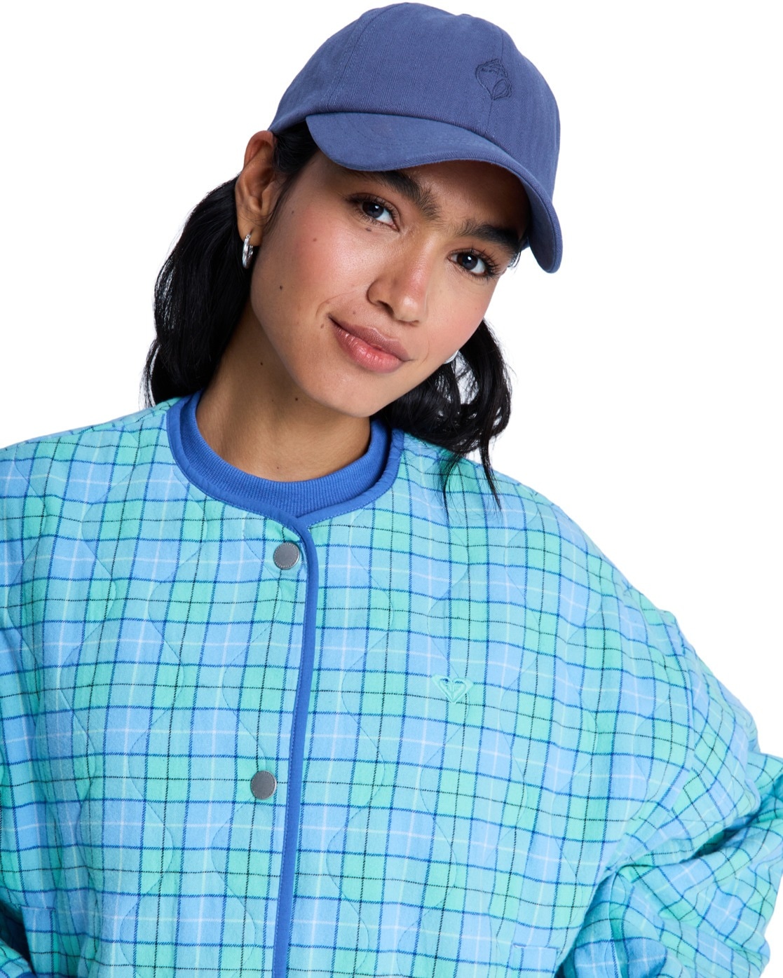 ROXY Damen Flex Cap "Slide Away"vintage indigo, Baumwolle, Caps