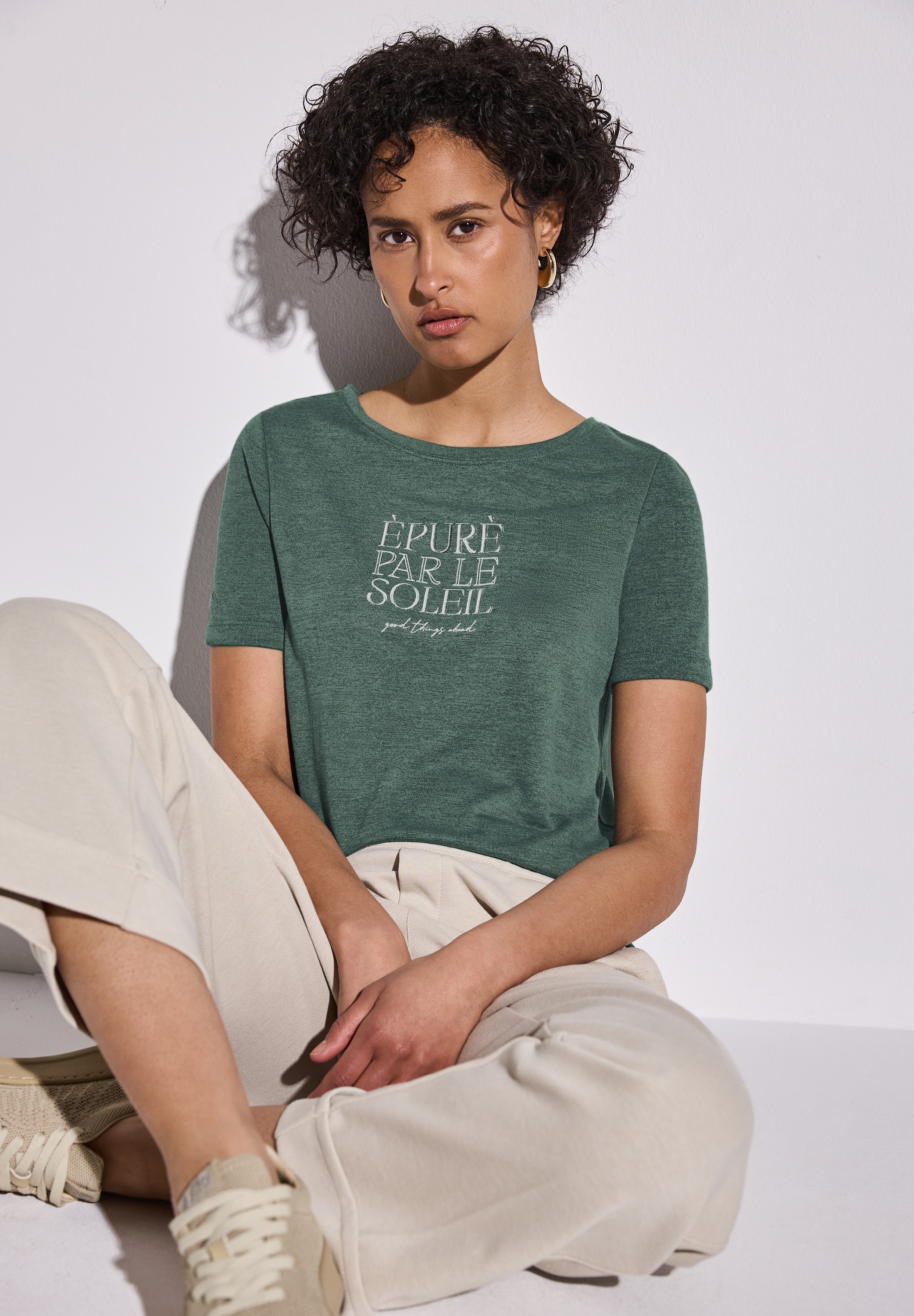 STREET ONE T-Shirt, mit Wording