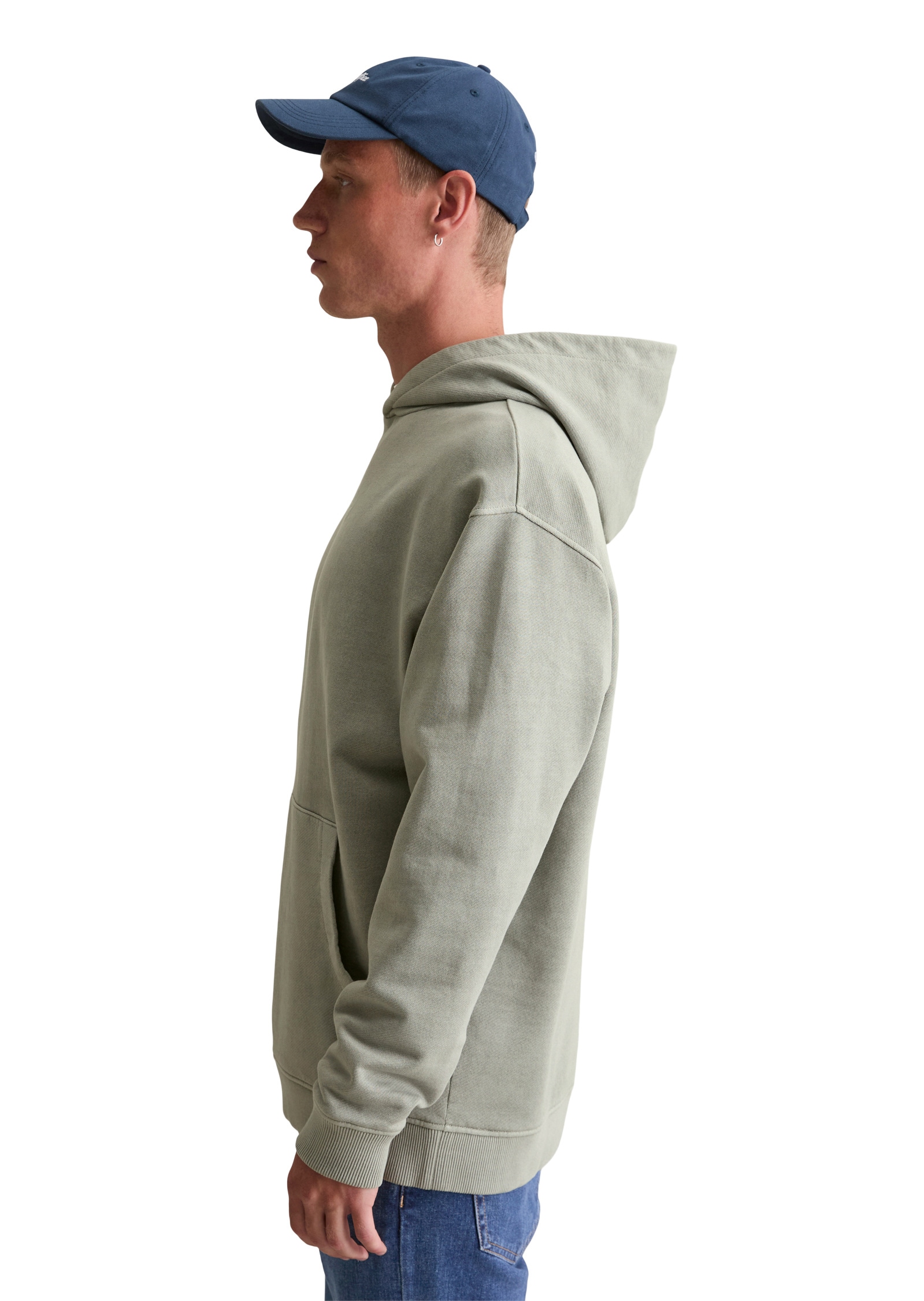Marc O'Polo DENIM Sweatshirt »aus recycelter Baumwolle«