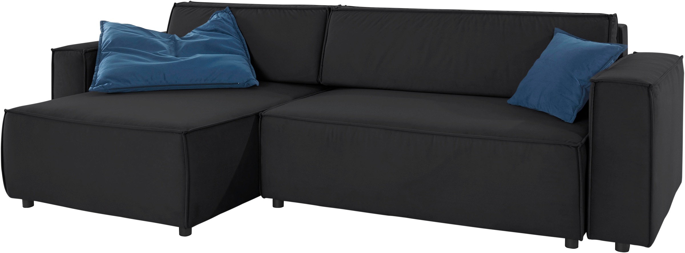 INOSIGN Ecksofa »Marva L-Form«, incl. Bettfunktion und Bettkasten, Federkern