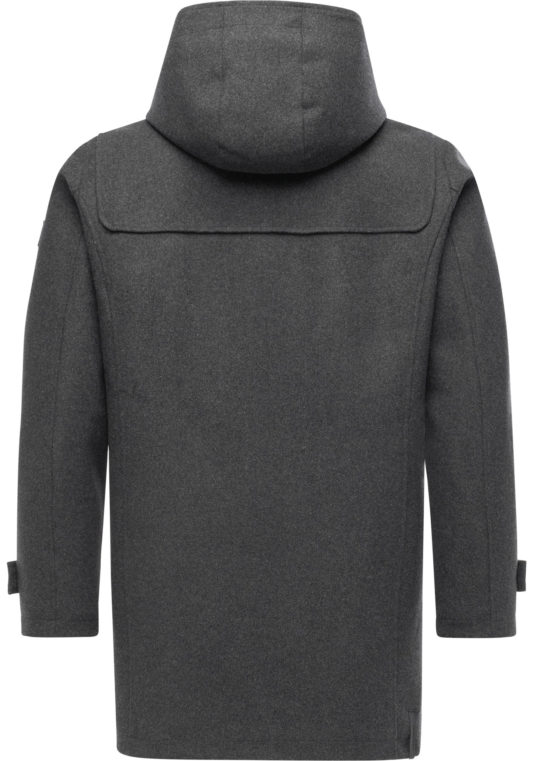 Ragwear Dufflecoat »Duffie YOUMODO«, Funktionaler Herren Fleece-Mantel