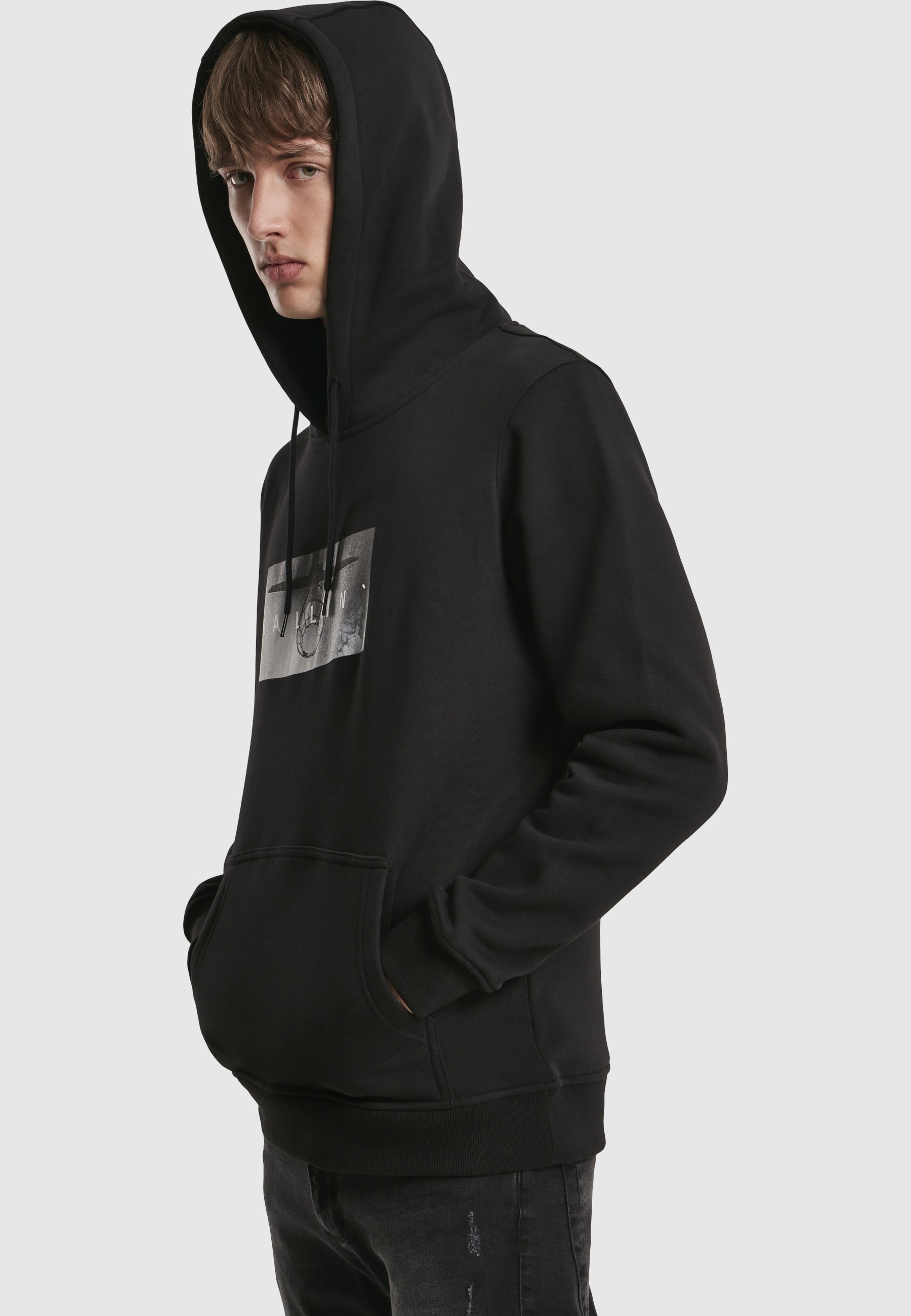MisterTee Rundhalspullover »MisterTee Herren Ballin Hoody« 1 Stk.