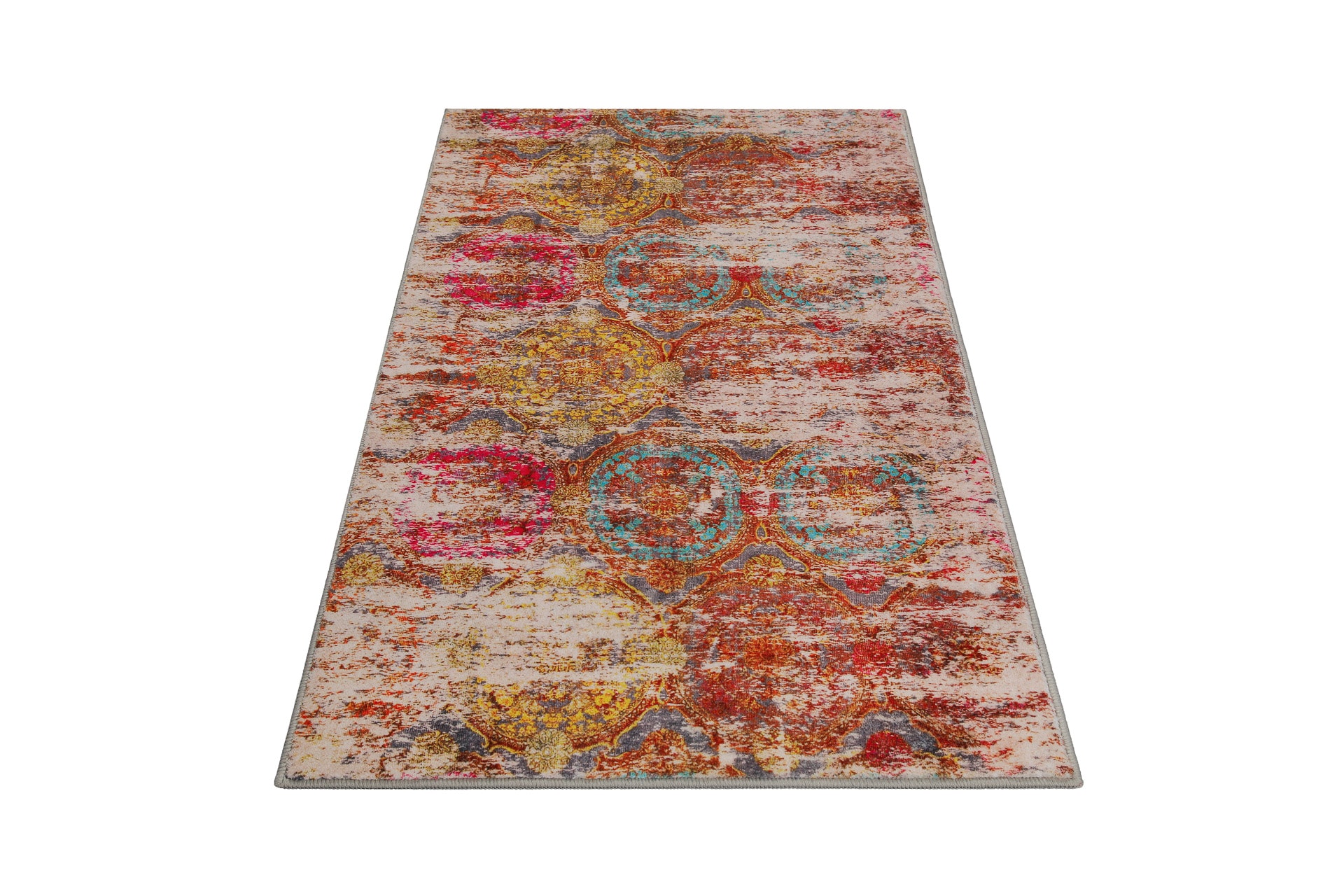 Wecon home Badematte »Beach Front«, fußbodenheizungsgeeignet, Vintage, waschbar, rutschfest, schnell trocknend, robust, Badteppich
