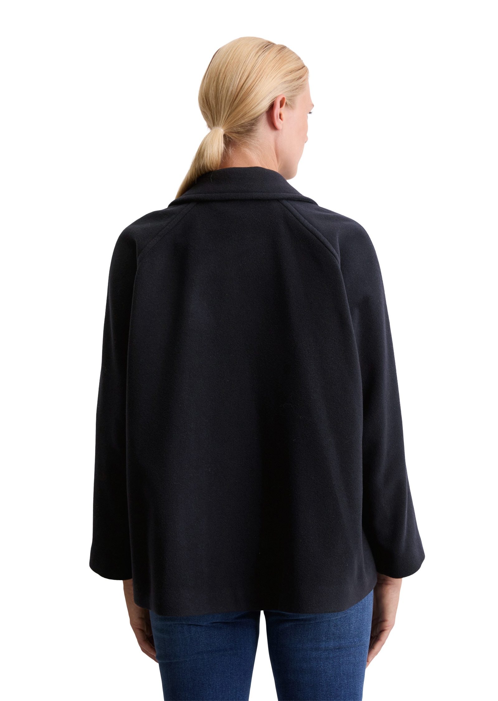 Marc O'Polo Outdoorjacke »aus Wolle-Mix«, ohne Kapuze