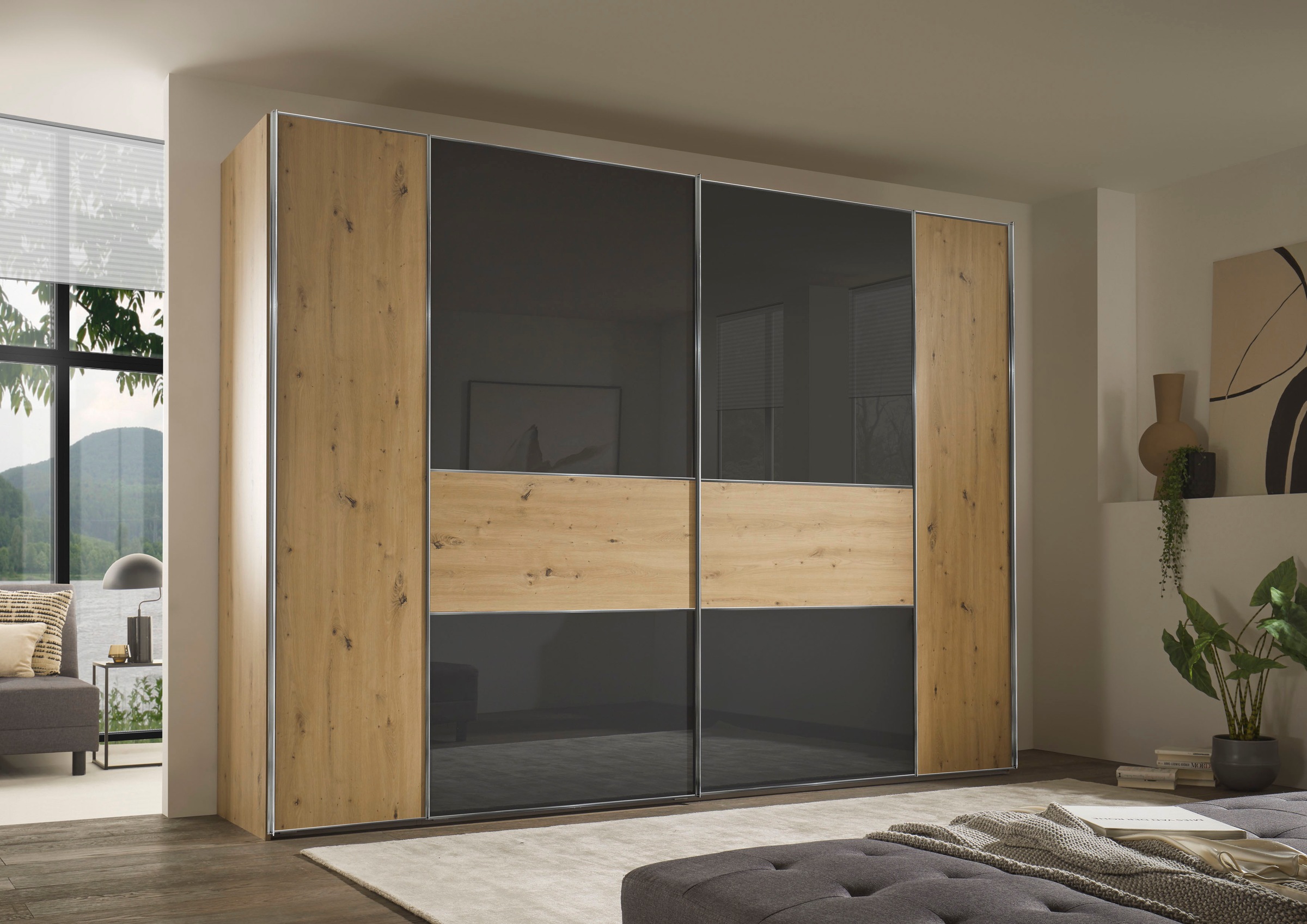 STAUD Schwebetürenschrank "Sonett 321C, Made in Germany", mit vier verschie günstig online kaufen