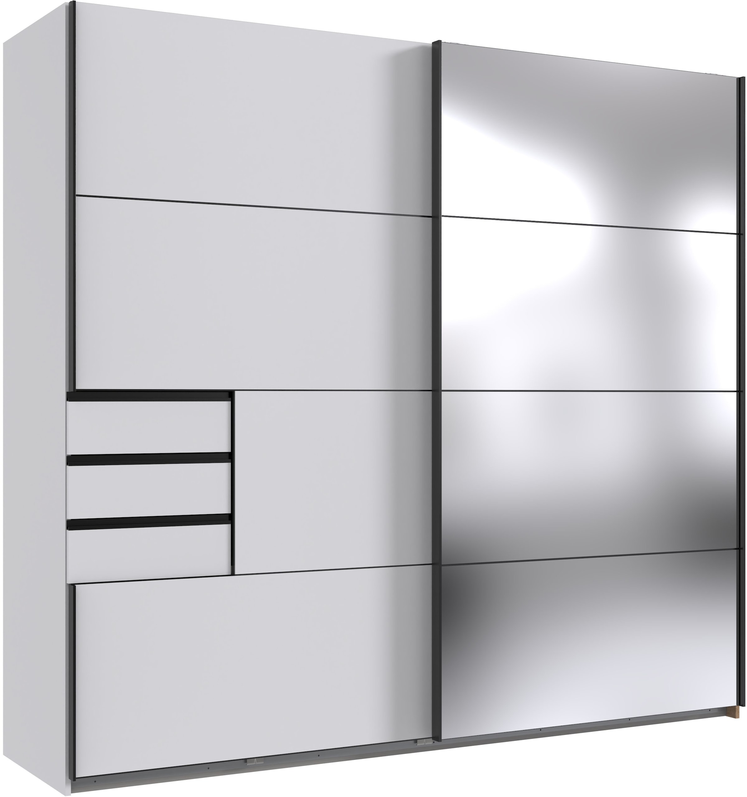 Wimex Schwebetürenschrank "Saigon", mit Spiegeltür, 2 Türen, 225cm breit günstig online kaufen