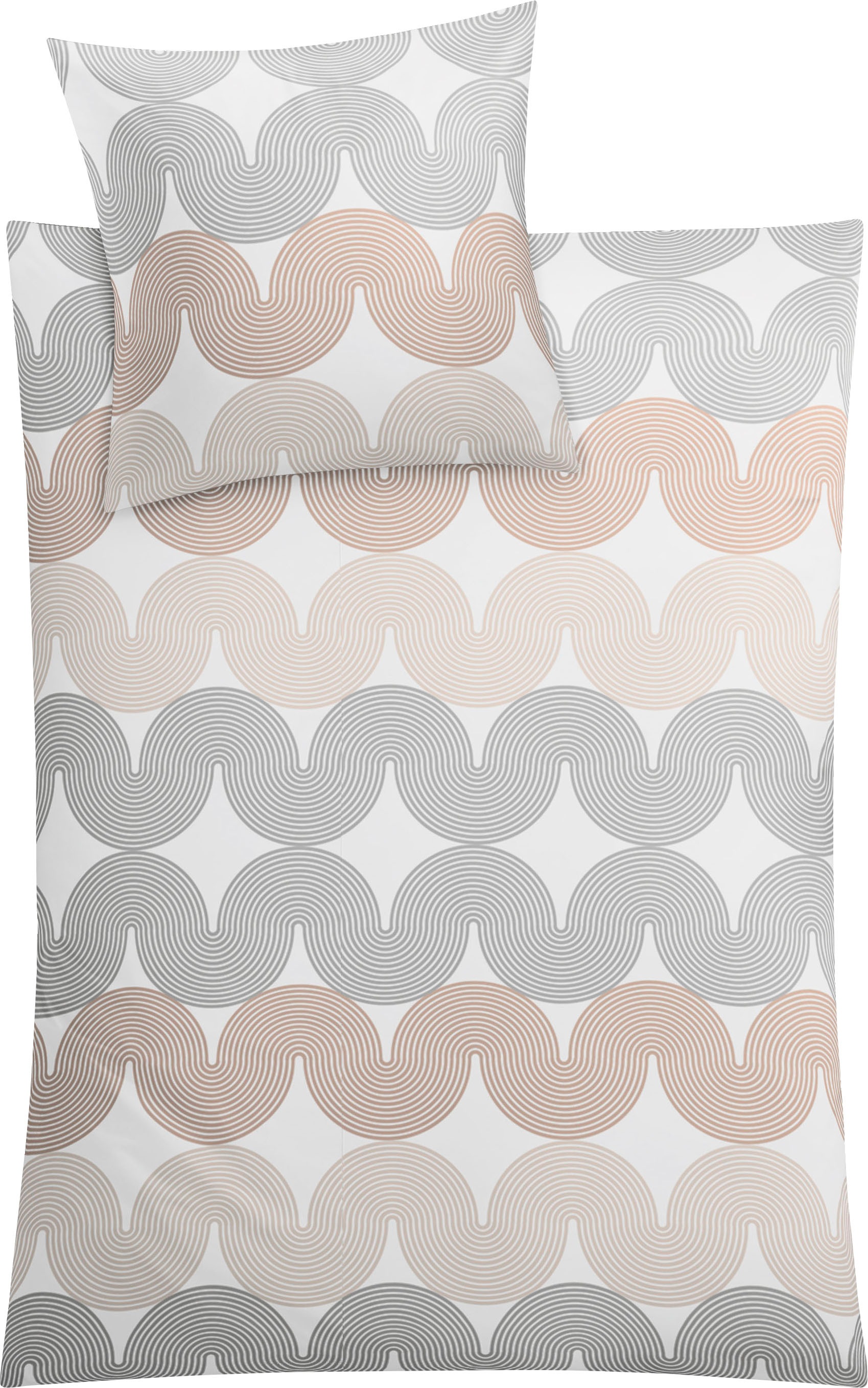 Kleine Wolke Bettwäsche "Cascade" 2 Stk. tlg. grafisches Design günstig online kaufen