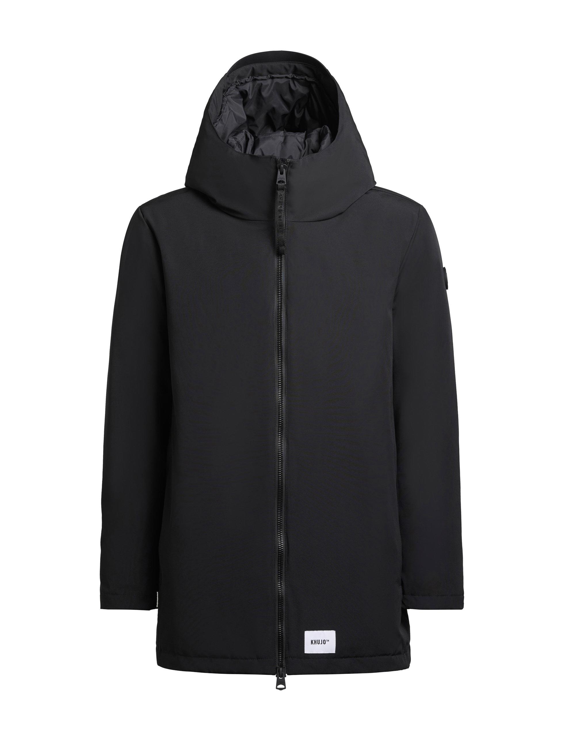 khujo Kurzmantel »Nedd« Kurzer Herren Parka mit innenliegenden Rucksack-Trägern