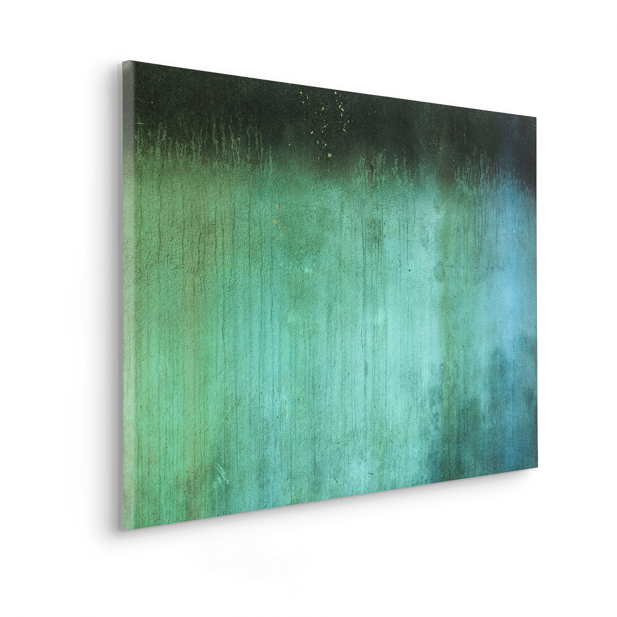 Komar Leinwandbild "Tapete XVI - Größe 90 x 60 cm" Baum  Berge  Blätter  Fo günstig online kaufen