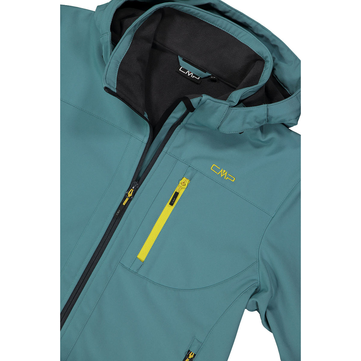 CMP Softshelljacke, (1 St.), mit Kapuze, Wasserabweisend & Winddicht & Atmungsaktiv