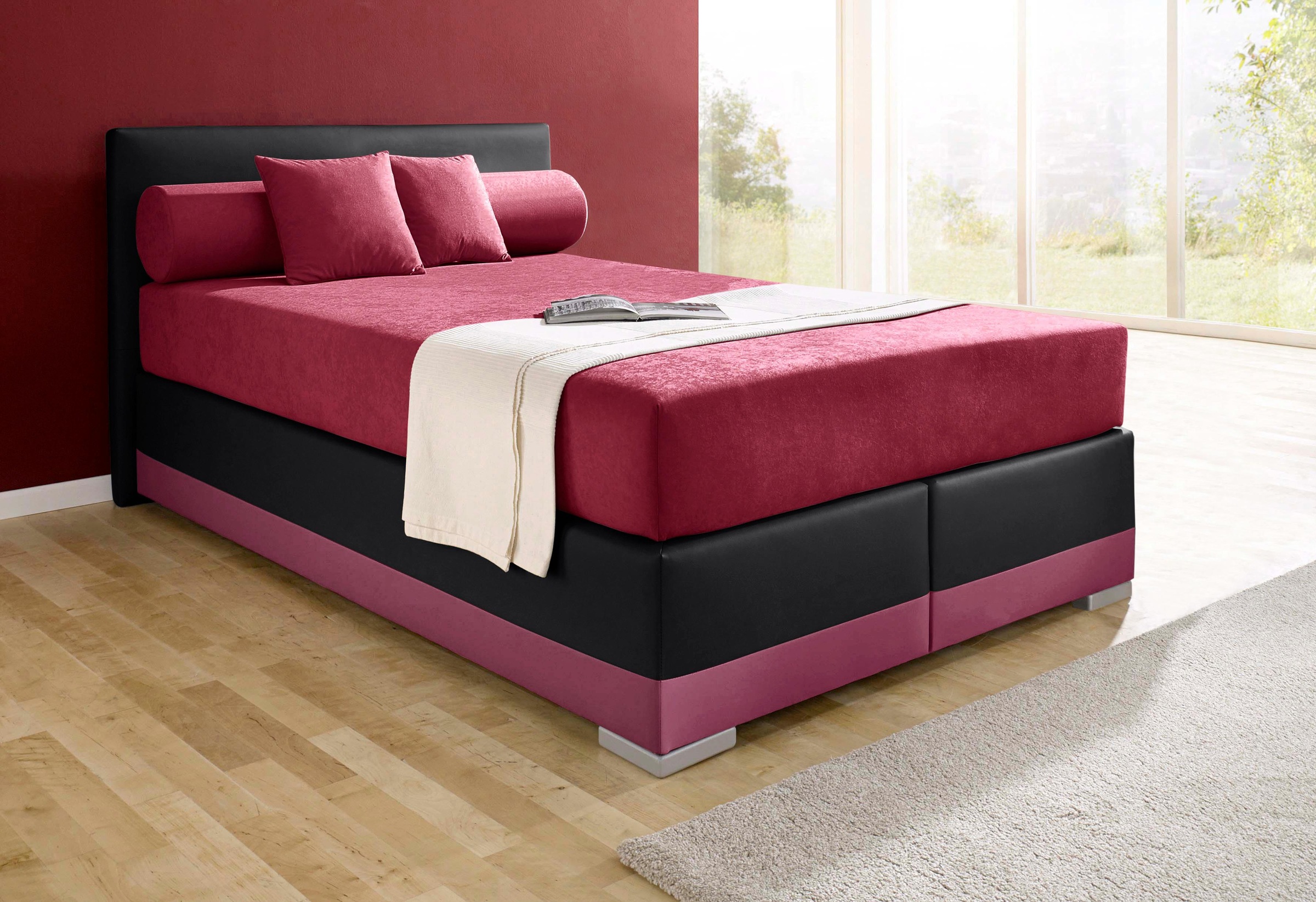 Maintal Boxspringbett "Lago", in 3 verschiedenen Matratzenarten, H2 oder H3 günstig online kaufen