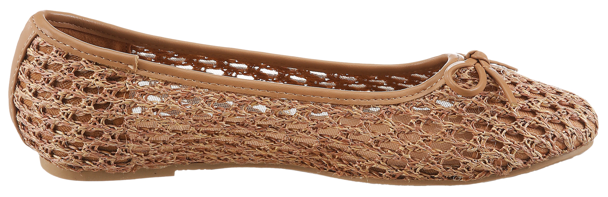 Aniston SHOES Ballerina  Loafer, Slipper, Schlupfschuh mit kleiner Schleife- NEUE KOLLEKTION