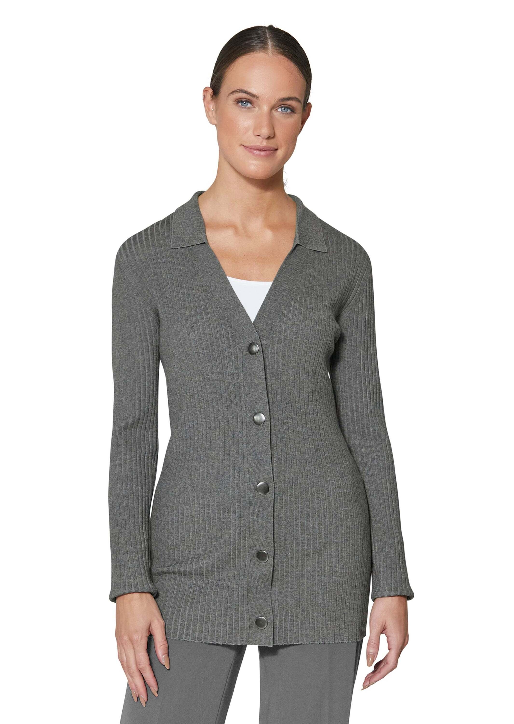 MADELEINE Strickjacke »Strickjacke Schlichte Strickjacke in Long-Form«