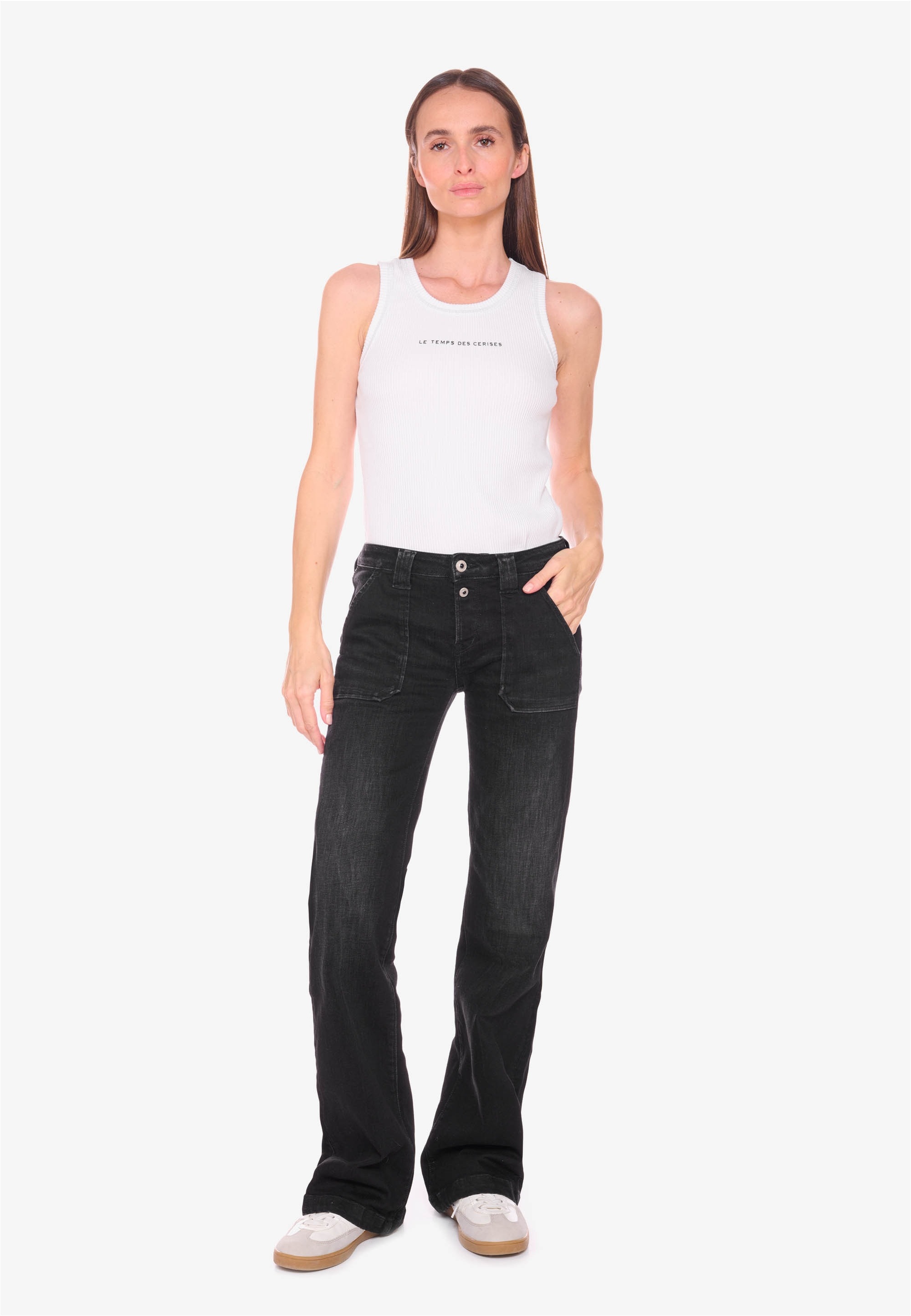Le Temps Des Cerises Bequeme Jeans »FLARE«, mit stylischem Bootcut-Schnitt