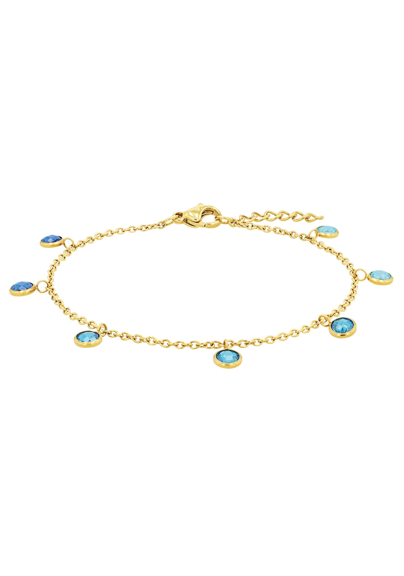 AMOR Damen Armband "2036446, 2036469", 19cm, Edelstahl, gold, Edelstahl, Armbänder, mit Zirkonia (synth.)