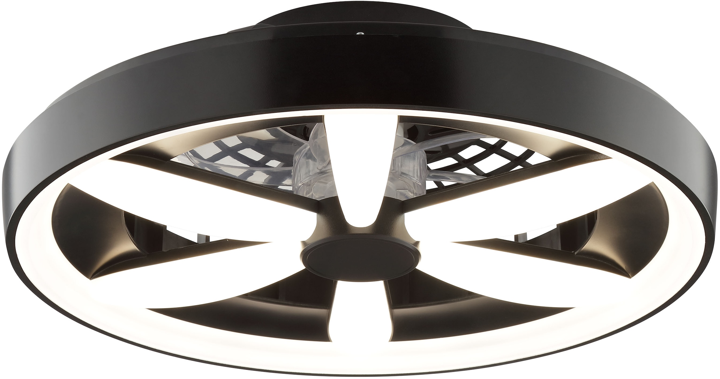Hanseatic LED Deckenleuchte »DLV2205«, 1 flammig, Leuchtmittel LED-Modul | LED fest integriert, LED Ventilator, Ø 48 cm, 6400 lm, dimmbar, Fernbedienung