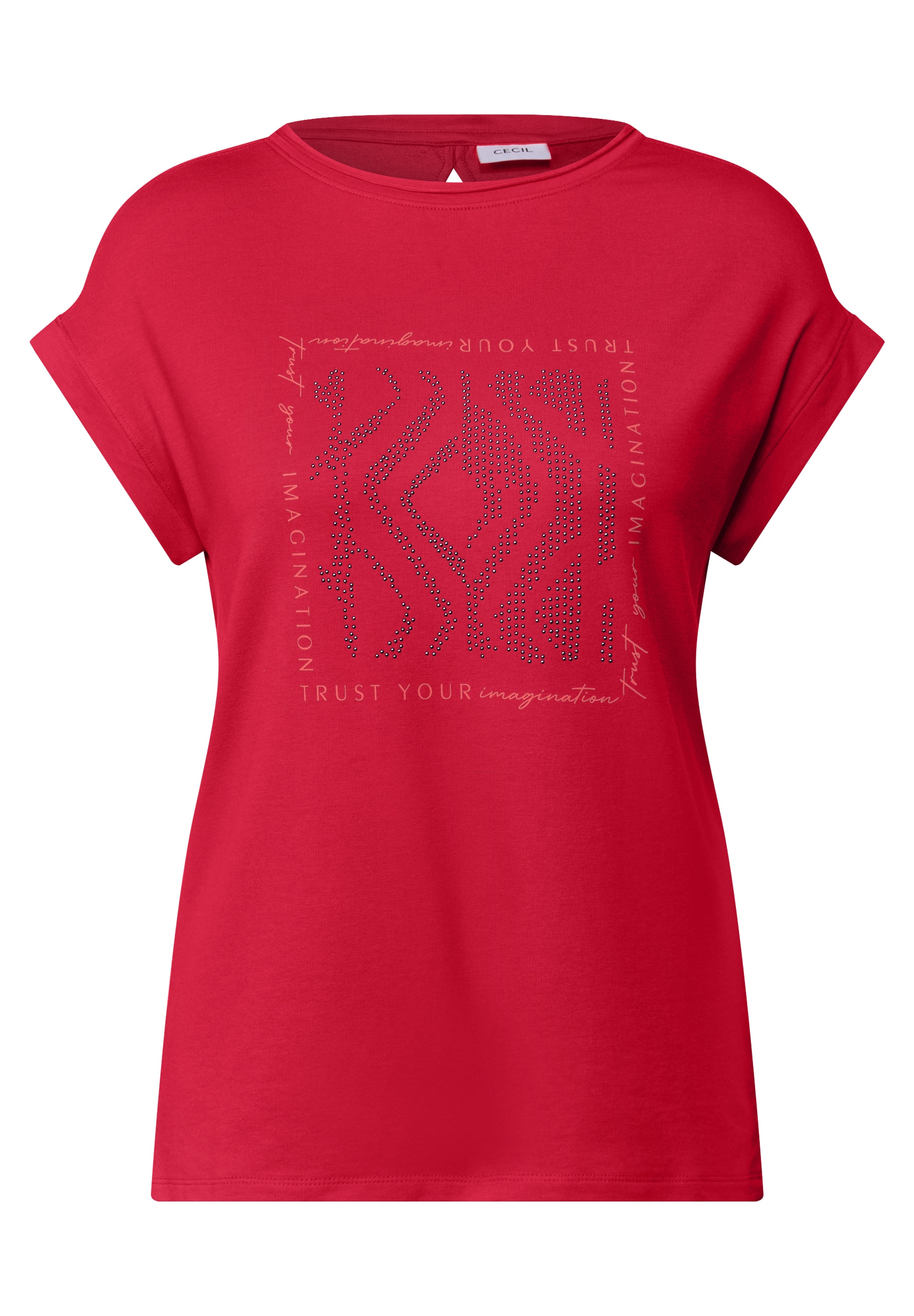 Cecil T-Shirt, aus Baumwolle mit Stretchante