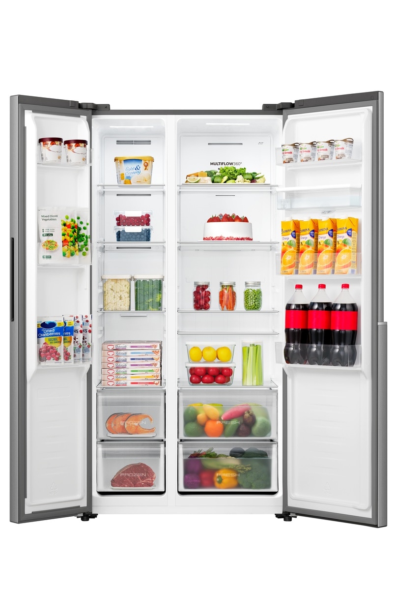 GORENJE Side-by-Side »NRS917E41XWD« 178,6 cm hoch 91,1 cm breit MultiAirFlow-System