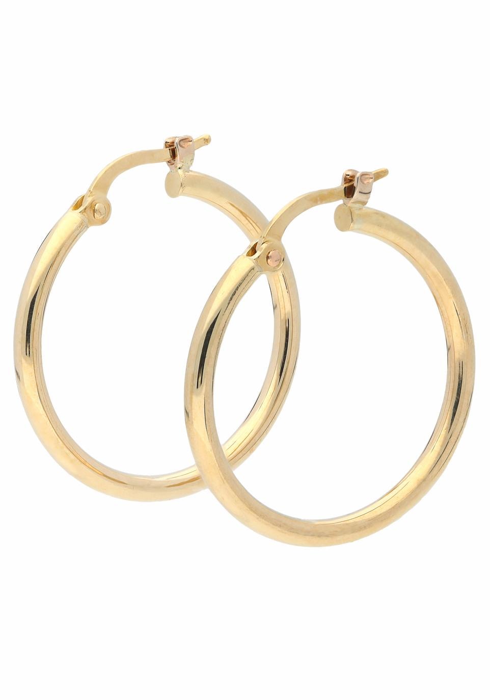 Firetti Paar Creolen »Schmuck Geschenk Gold 375 Ohrschmuck Creole«