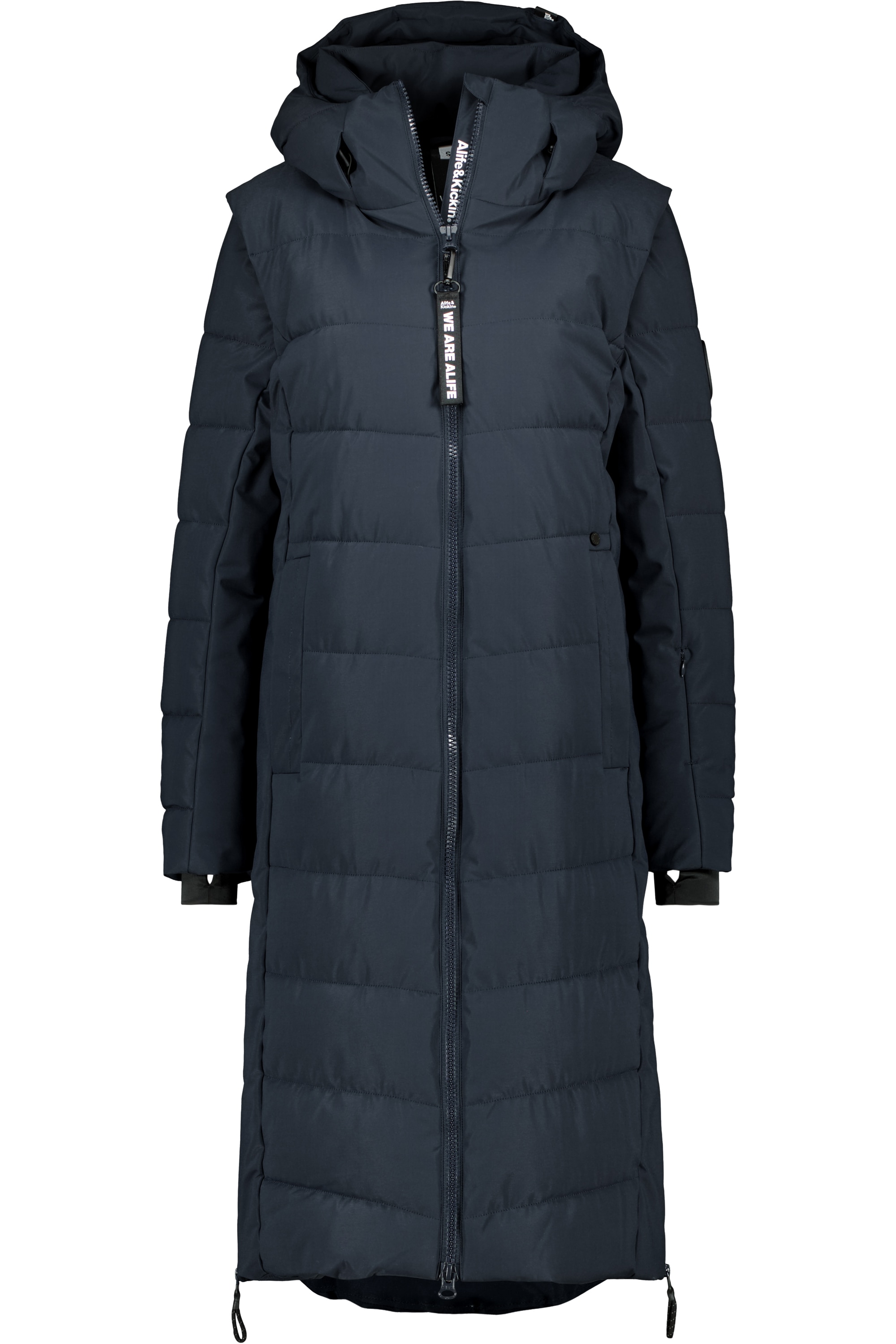 Winterjacke »Damen NellyAK A«, Mantel & Weste in einem, mit abnehmbaren Ärmeln in...