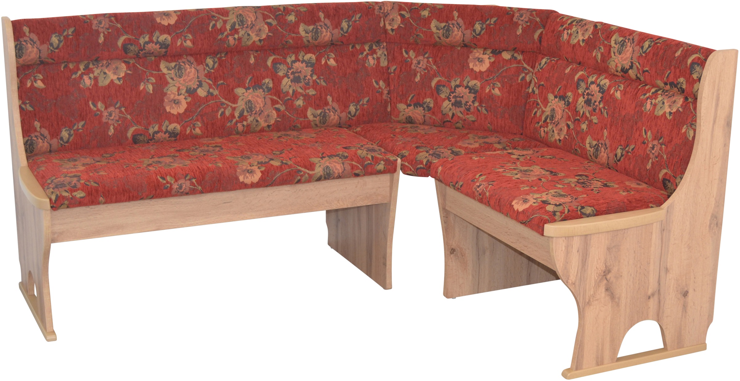 HOFMANN LIVING AND MORE Eckbankgruppe, (Spar-Set, 4 tlg., 4tlg. Set), Eckbank mit Stauraum unter den Sitzflächen