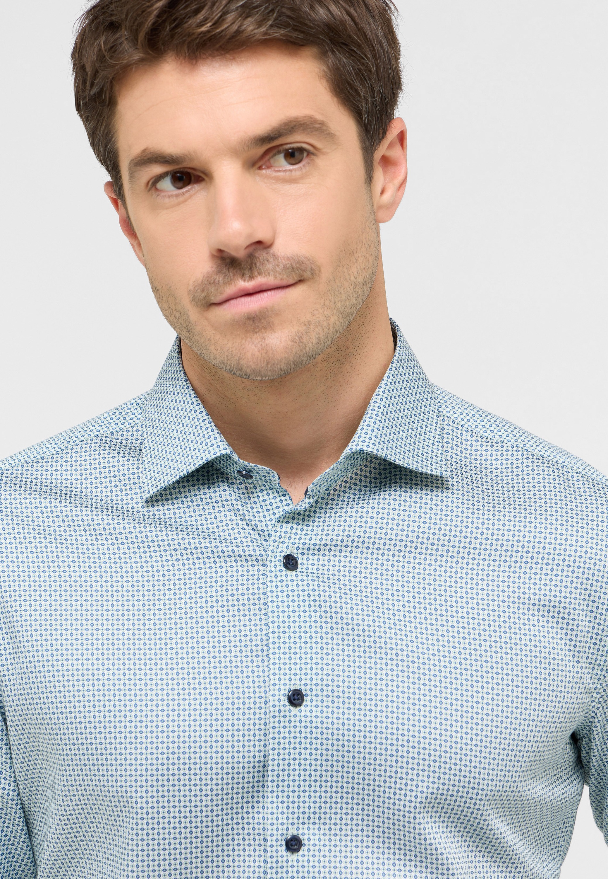 Eterna Langarmhemd »SLIM FIT«, NON IRON (bügelfrei)