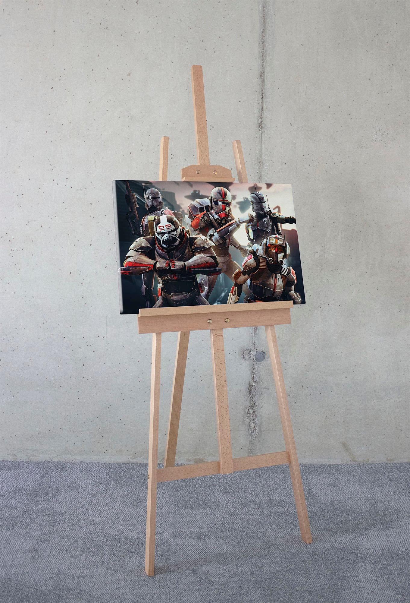 Komar Leinwandbild "Star Wars Bad Batch Ready to Fight - Größe 60 x 40 cm" günstig online kaufen