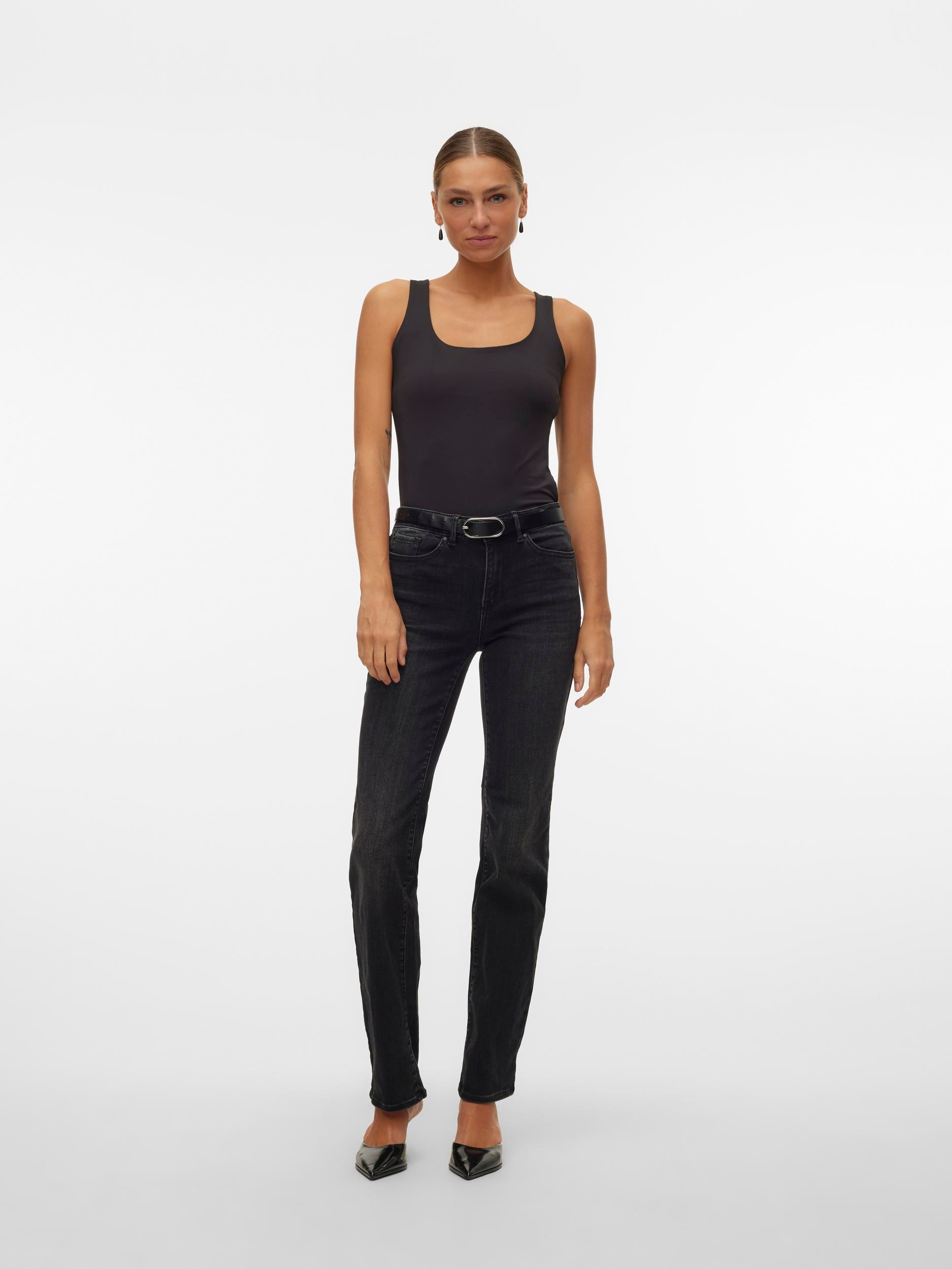 Vero Moda T-Shirt »VMMILLION SL SQUARE TOP 2-WAY JRS NOOS«