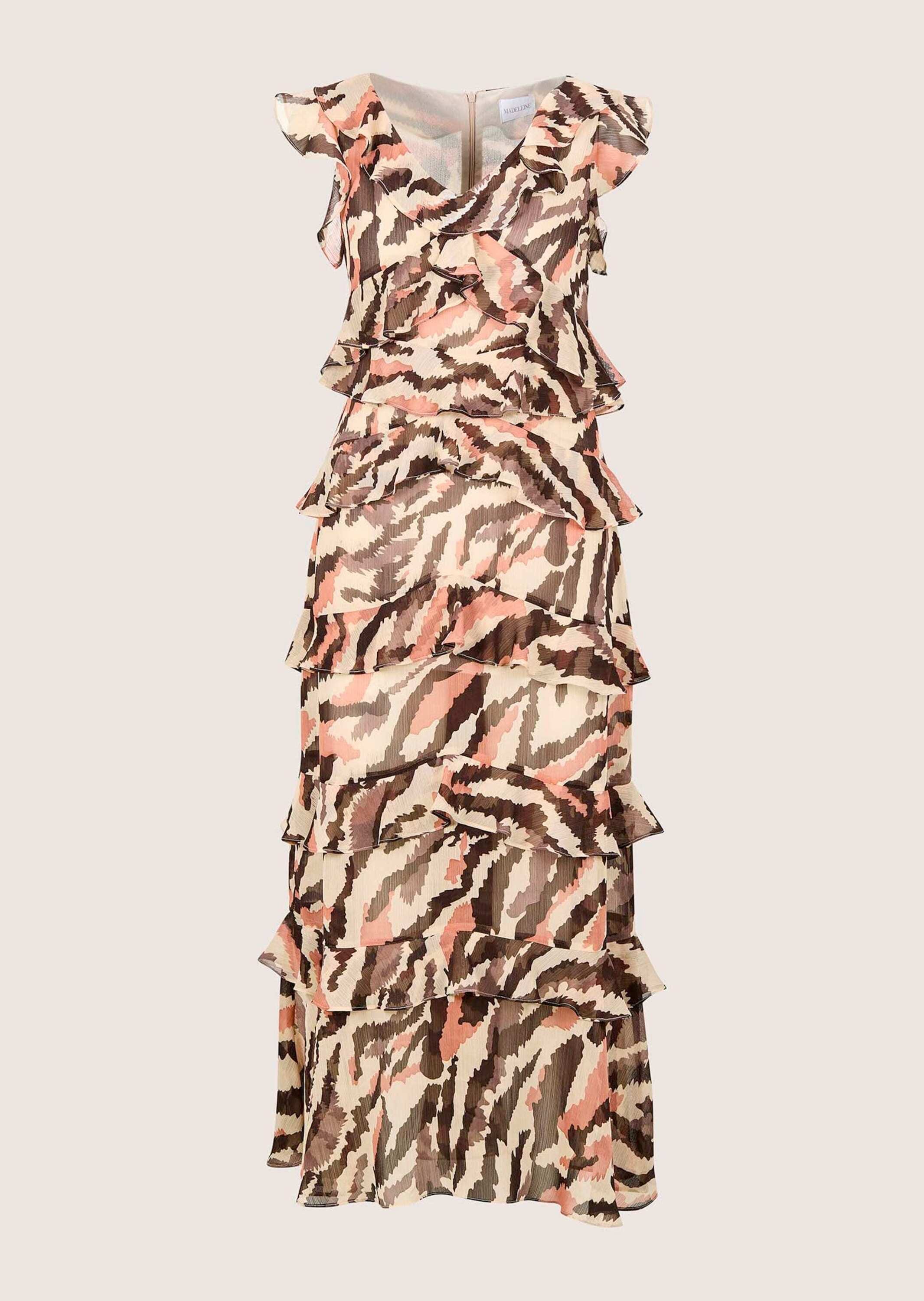 MADELEINE Midikleid "Chiffonkleid Sommerkleid mit Animal-Print" günstig online kaufen