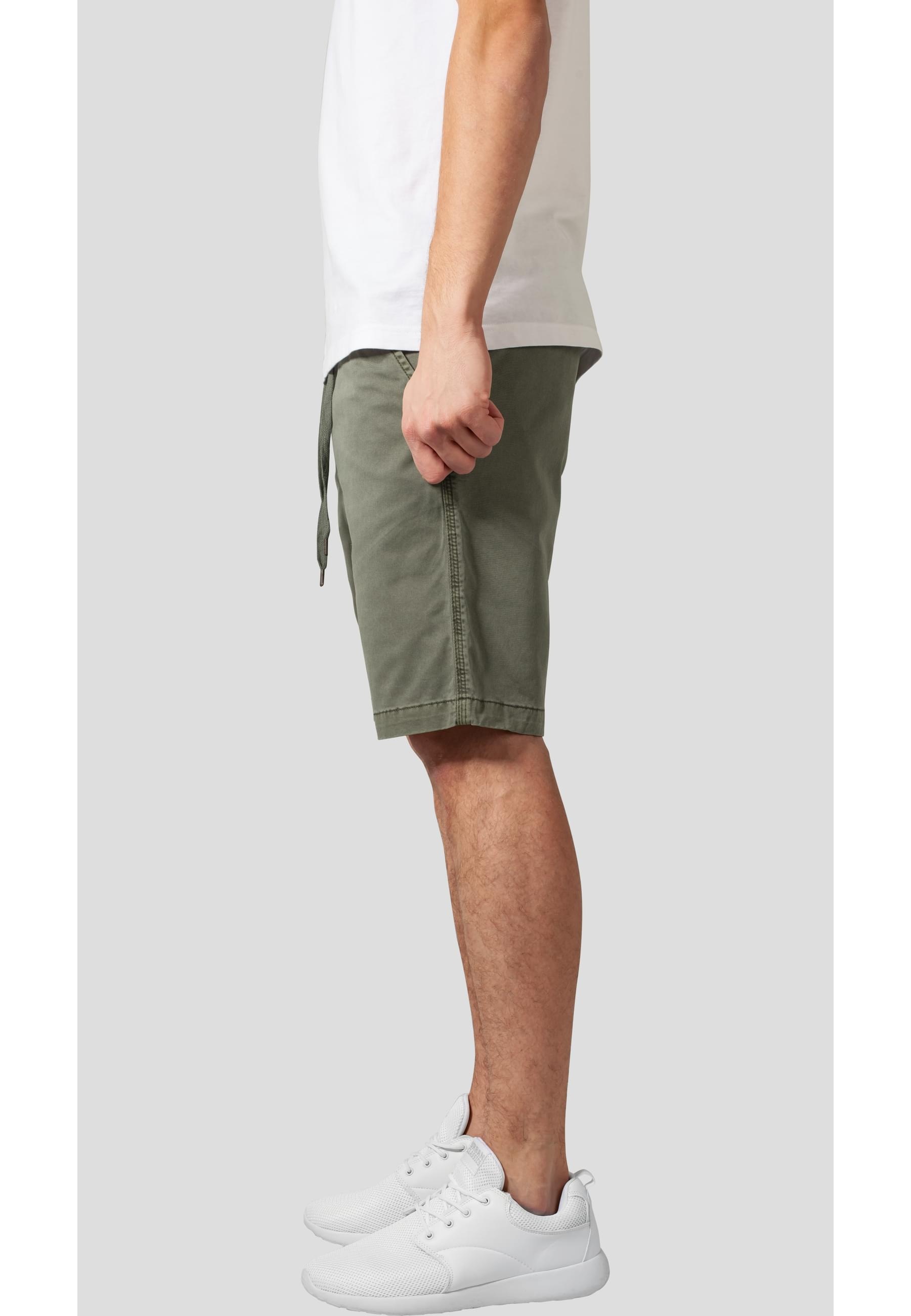 URBAN CLASSICS Stoffhose »Urban Classics Herren Stretch Twill Joggshorts«, (1 tlg.)