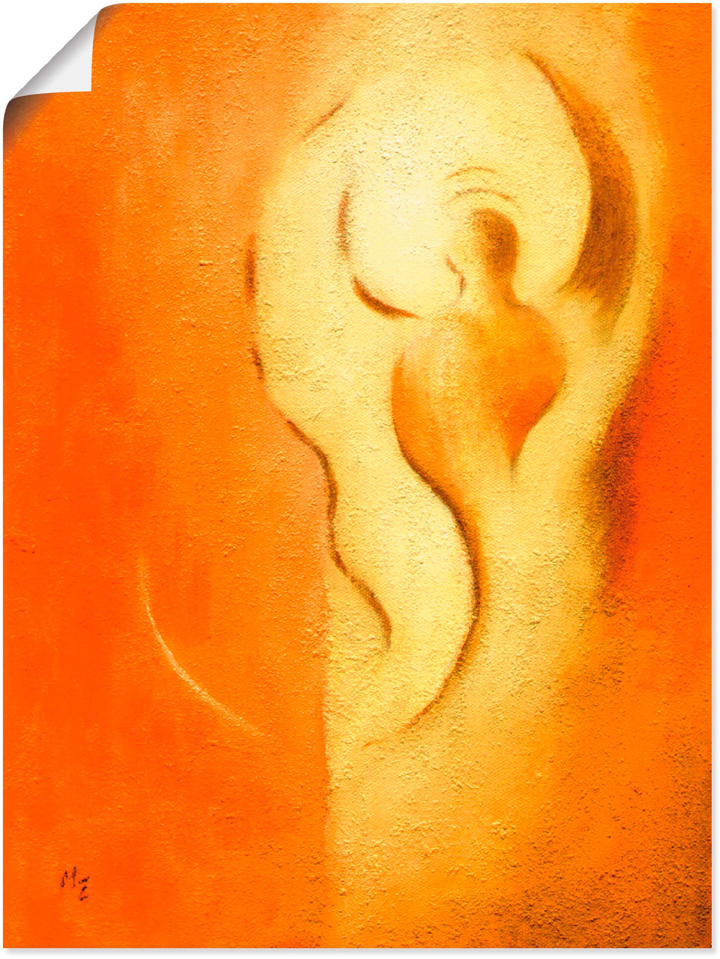 Artland Poster "Engel der Freude" Religion 1 tlg. als Alubild, Leinwandbild günstig online kaufen