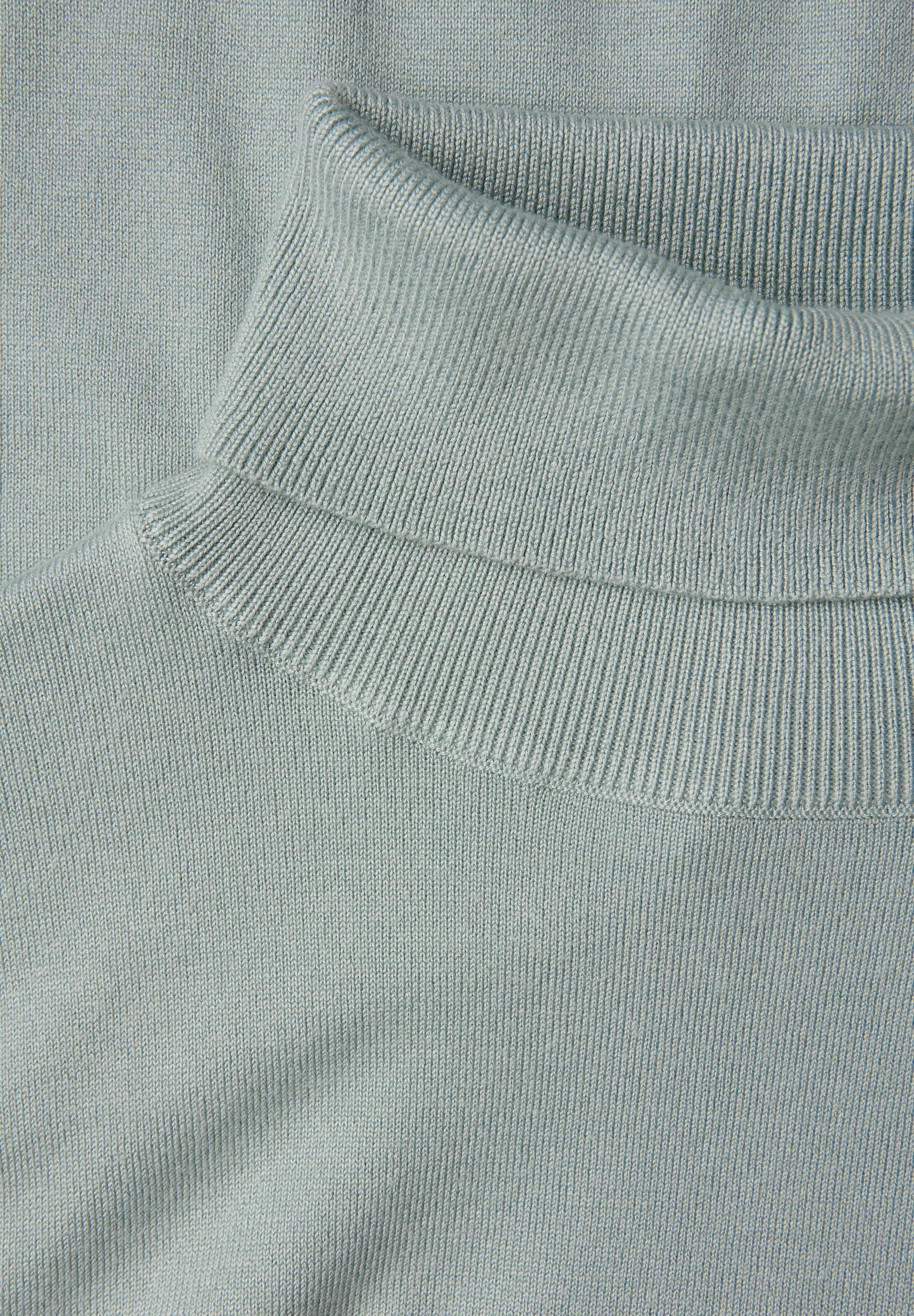 STREET ONE Rollkragenpullover mit Strick-Detail