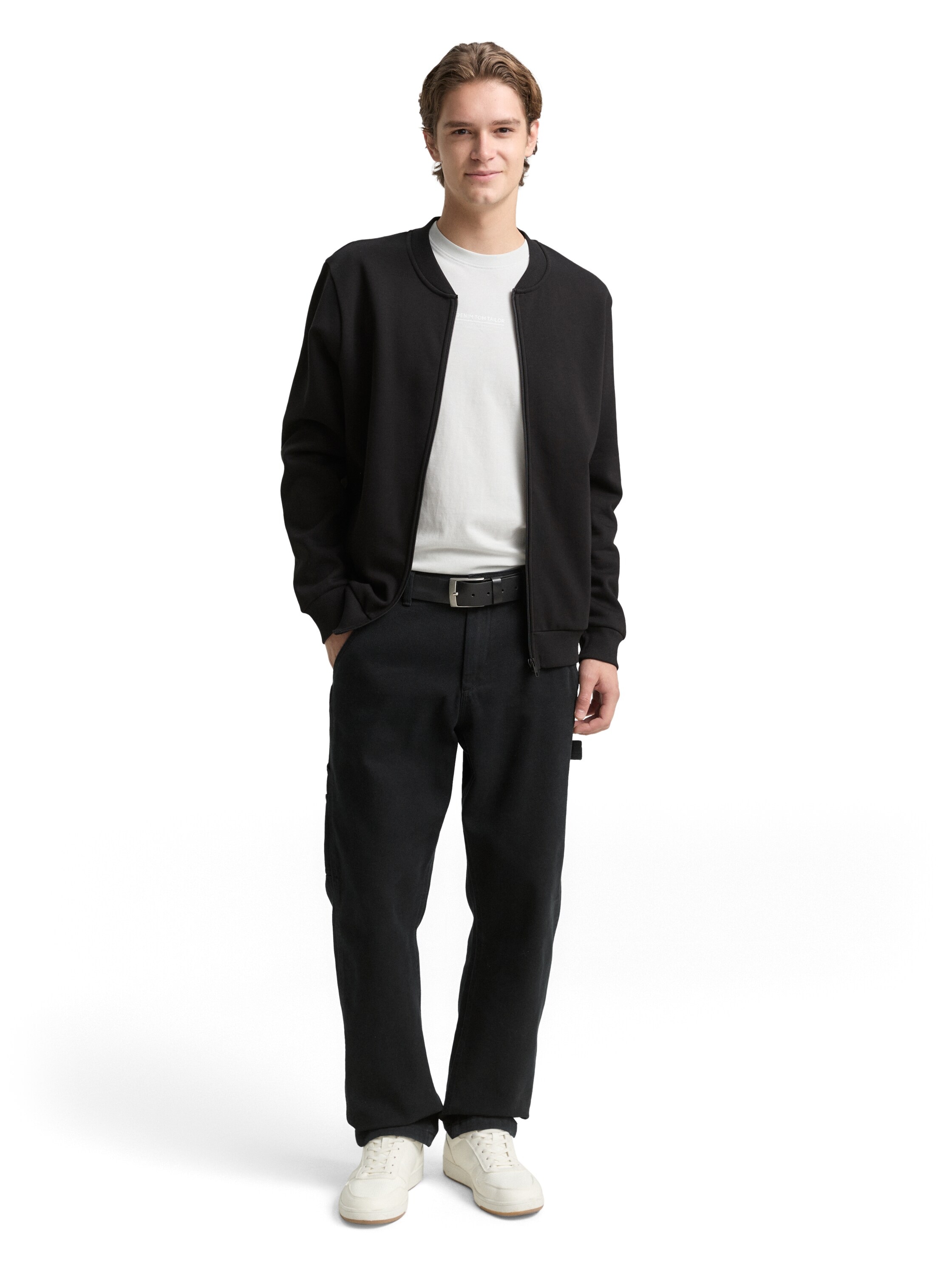 TOM TAILOR Denim Sweatshirt , mit Rippbündchen
