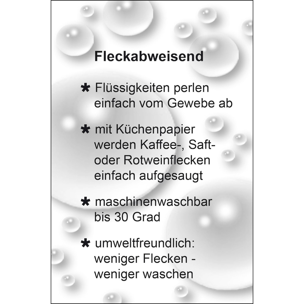 Delindo Lifestyle Tischdecke »WIEN«, (1 St.), Fleckabweisend, pflegeleicht, 180 g/m²