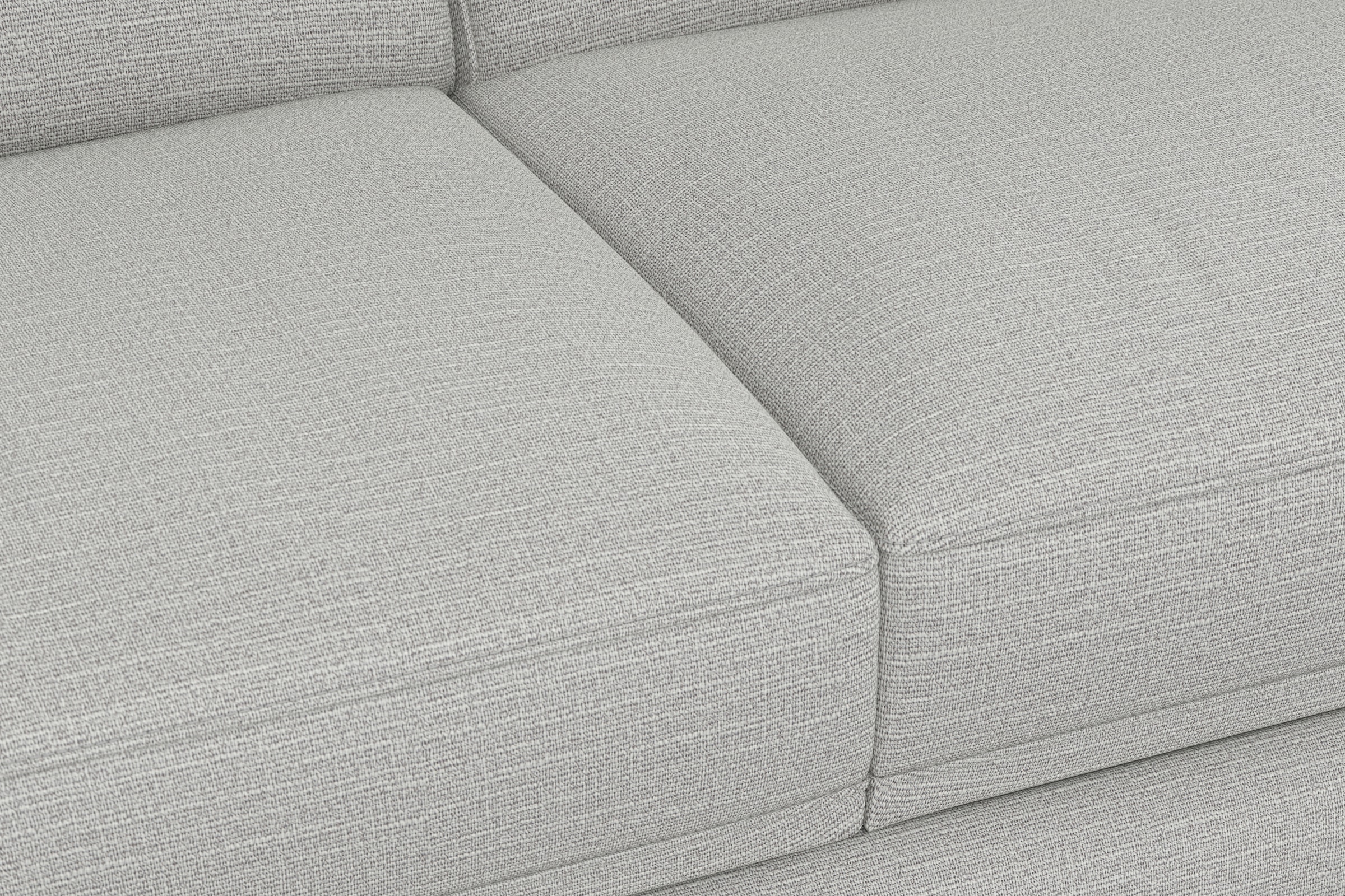 sit&more Ecksofa »Dundee L-Form«, mit Federkern und Massivholzfüßen, wahlweise mit Kopfteilverstellung