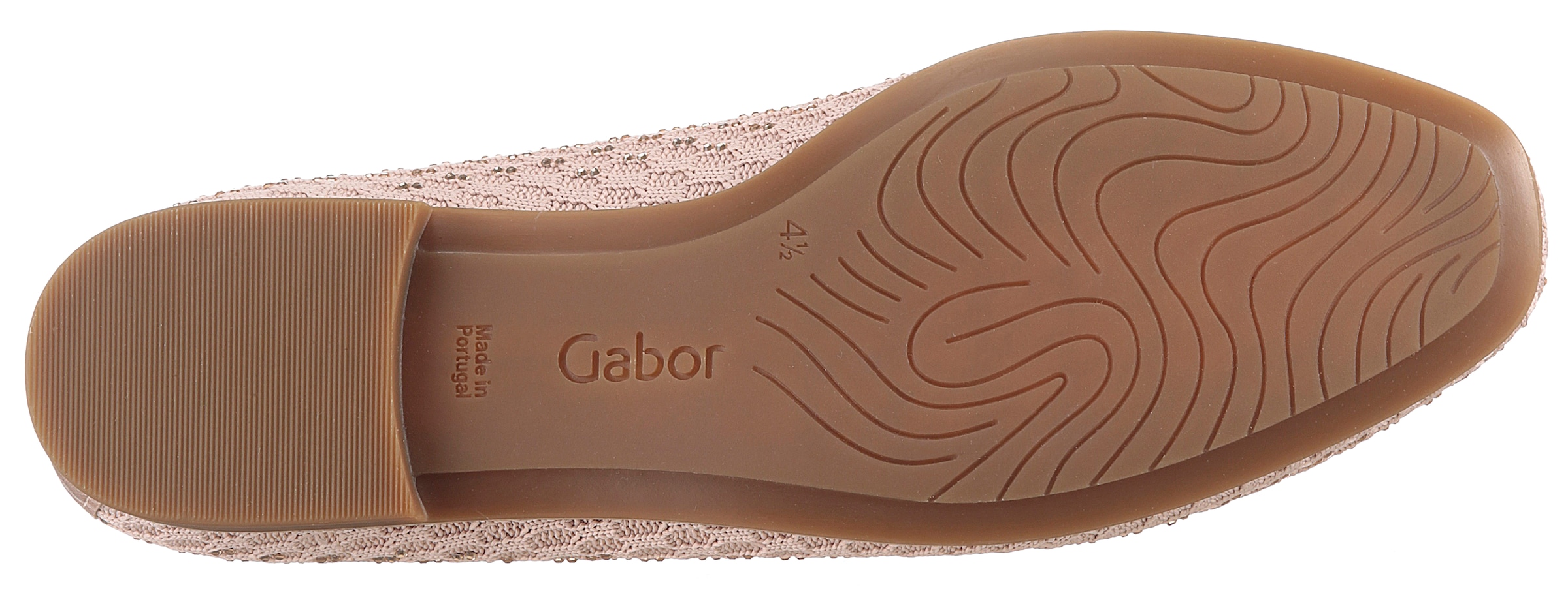 Gabor Slipper, Blockabsatz, Loafer, Bequemschuh mit funkelnden Strass-Steinen