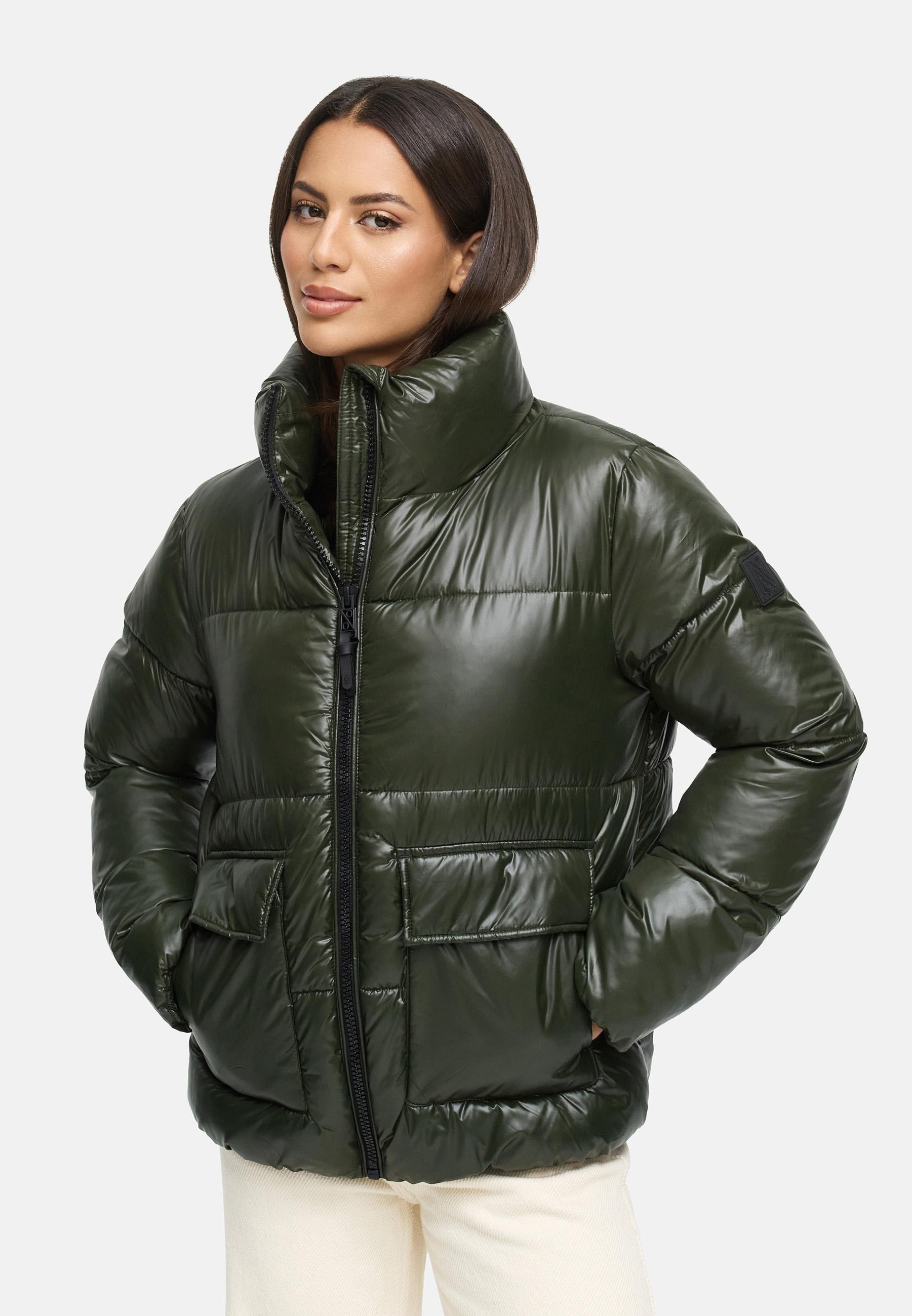 Navahoo Kurzjacke »Eispracht 14«, ohne Kapuze, Kurze gesteppte Damen Winterjacke