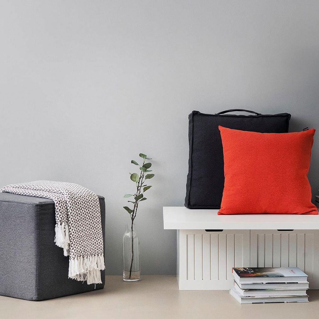 H.O.C.K. Dekokissen »Livigno« mit Wollhaptik, Kissenhülle mit Füllung, 1 Stück