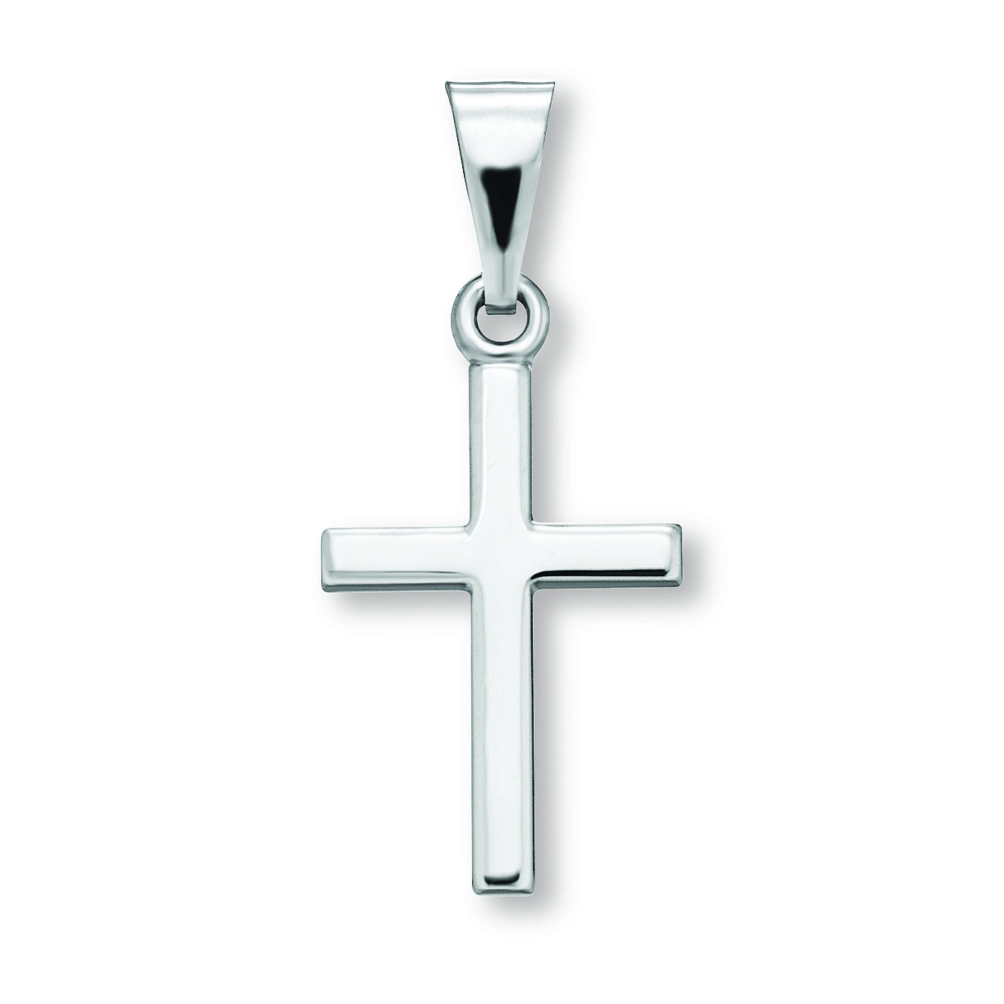 Kette mit Anhänger ONE ELEMENT "Schmuckset - Set mit Halskette Kreuz Anhänger aus 925 Silber", silber, Halsketten, Damen, Silber 925 (Sterlingsilber), Dezente Symbolik – stilvoller Begleiter für jeden Anlass