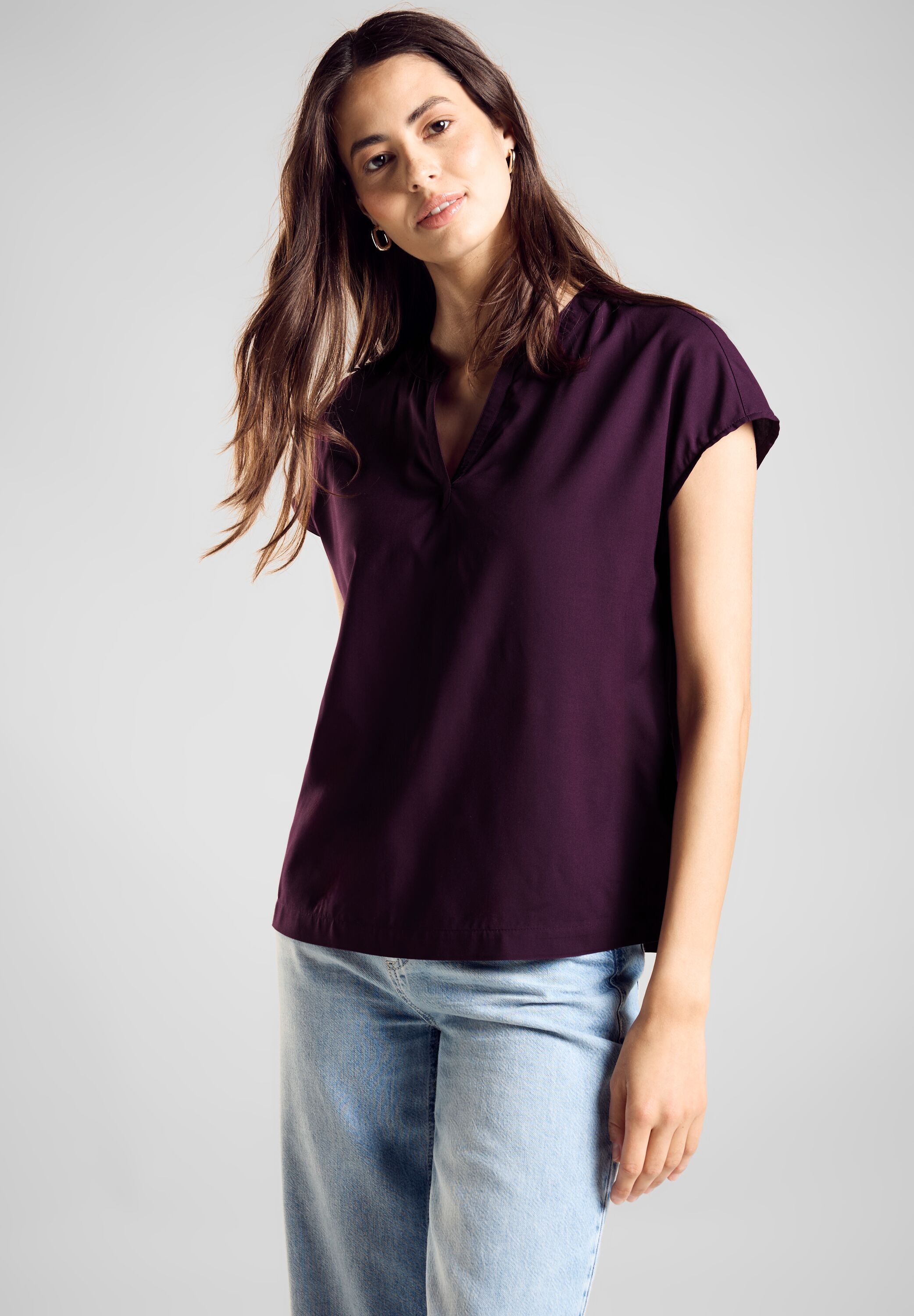 STREET ONE Shirtbluse, aus softer Viskose